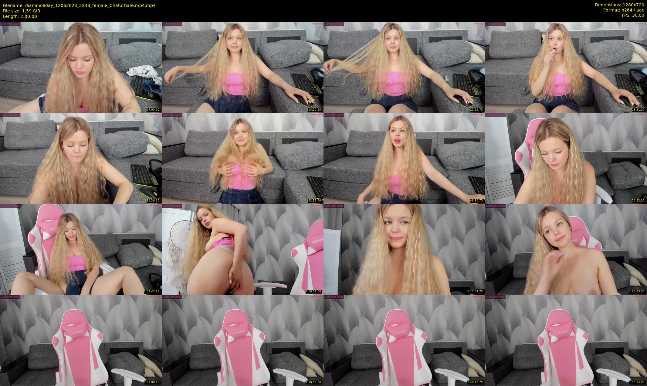 dianaholiday — 120 minute Chaturbate female cam show recording, 720p, Jun 12, 2023
