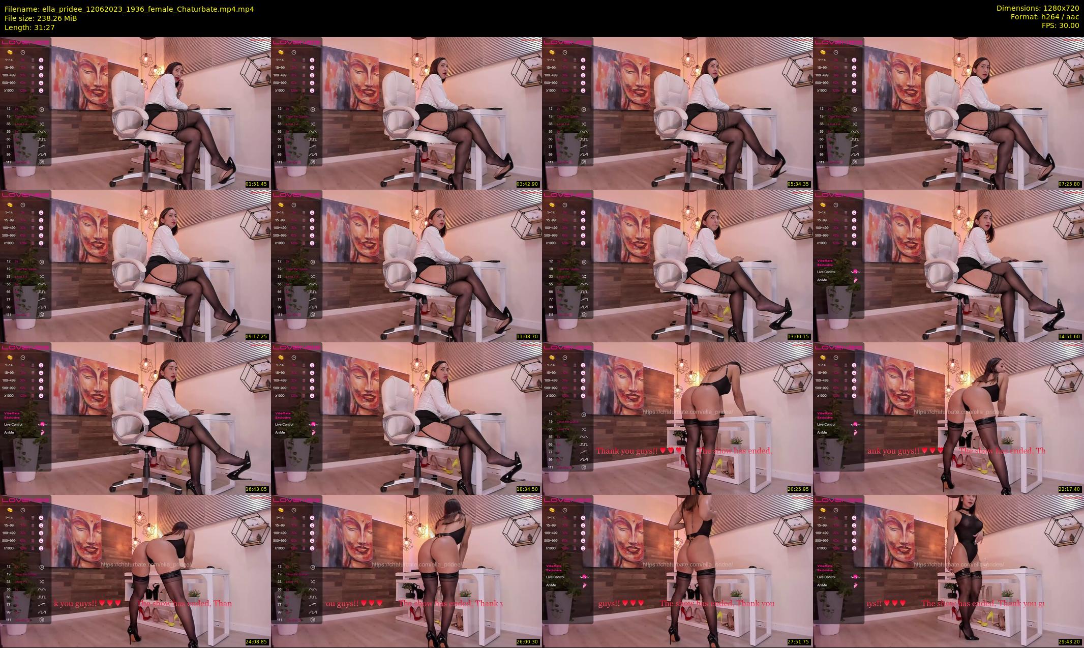 ella_pridee — 32 minute Chaturbate female cam show recording, 720p, Jun 12, 2023