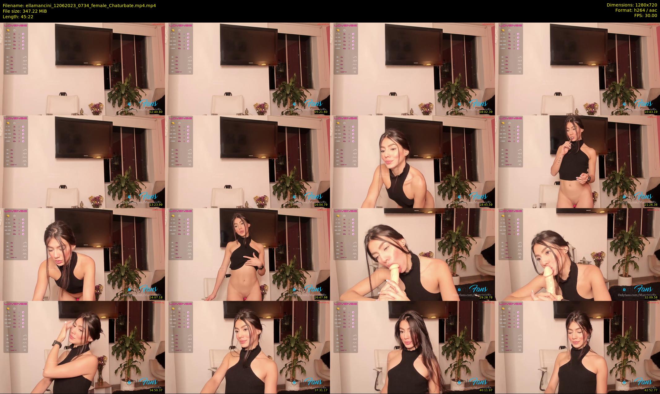ellamancini — 46 minute Chaturbate female cam show recording, 720p, Jun 12, 2023
