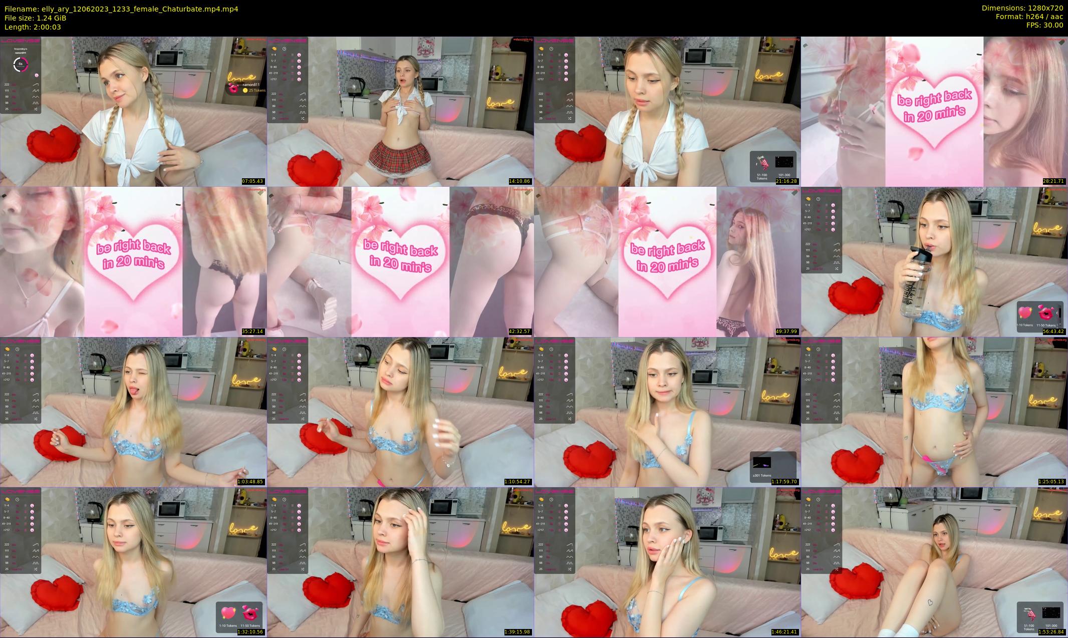 elly_ary — 121 minute Chaturbate female cam show recording, 720p, Jun 12, 2023
