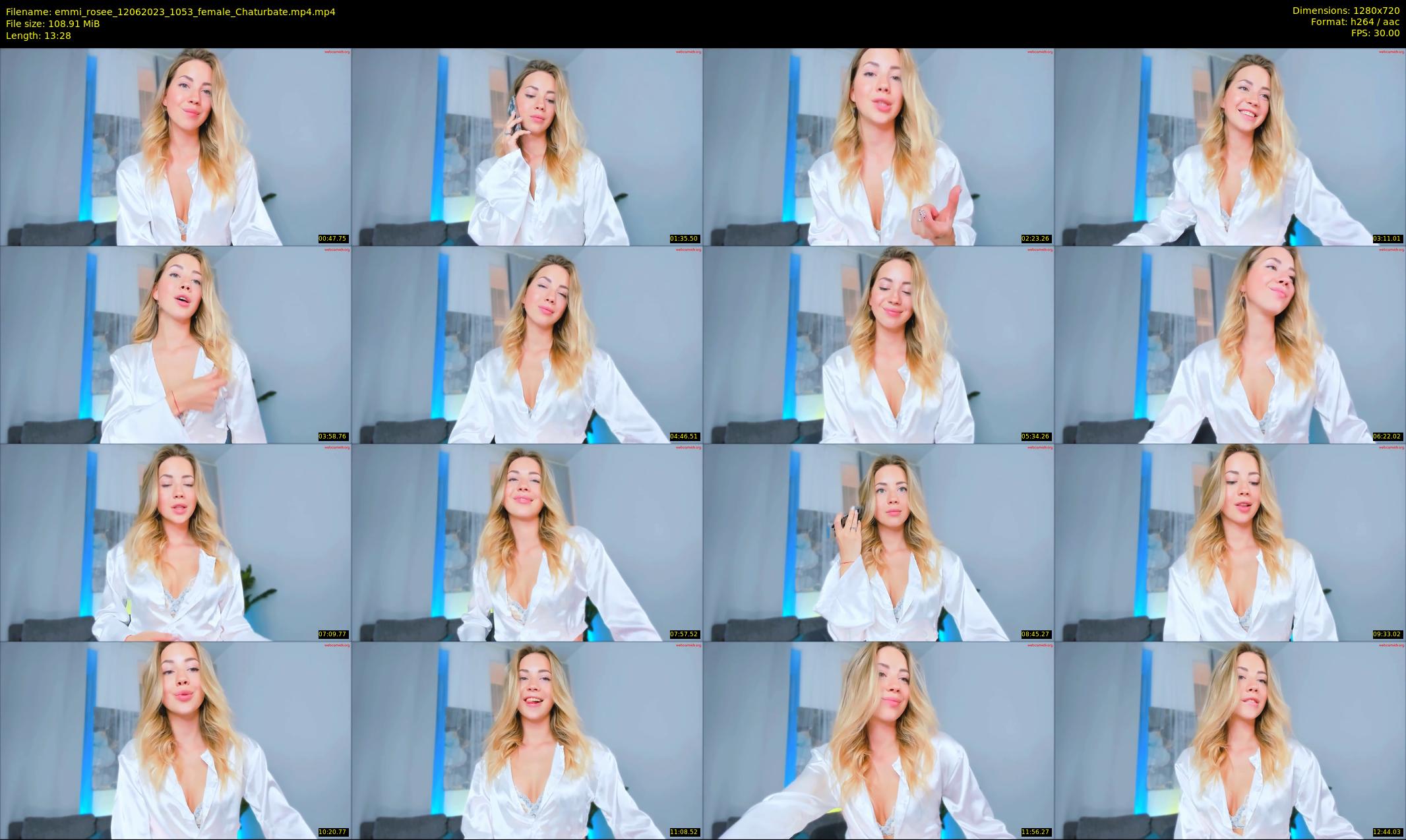 emmi_rosee — 14 minute Chaturbate female cam show recording, 720p, Jun 12, 2023