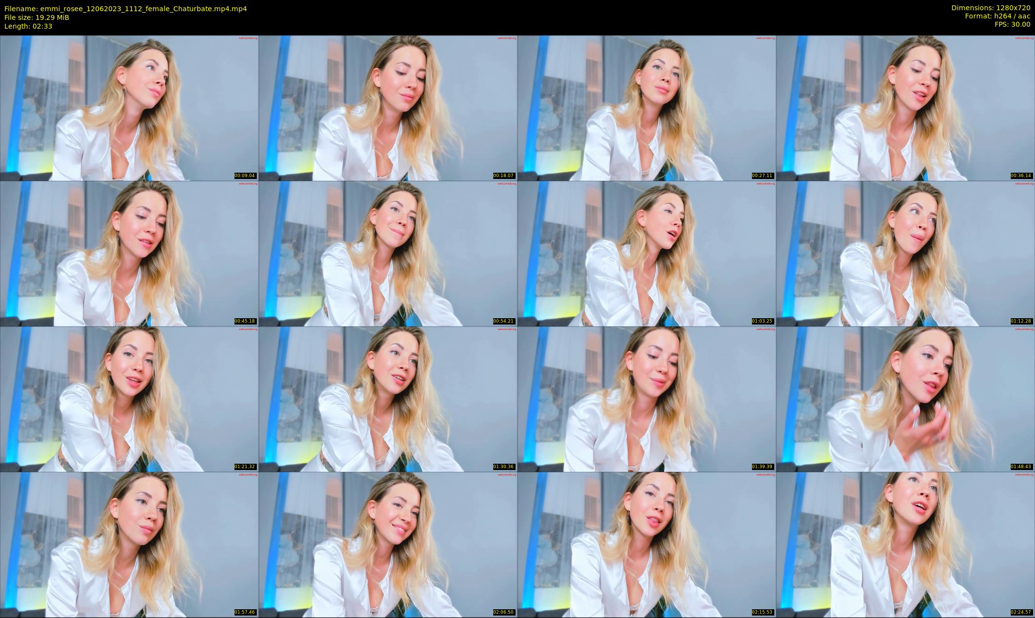 emmi_rosee — 3 minute Chaturbate female cam show recording, 720p, Jun 12, 2023