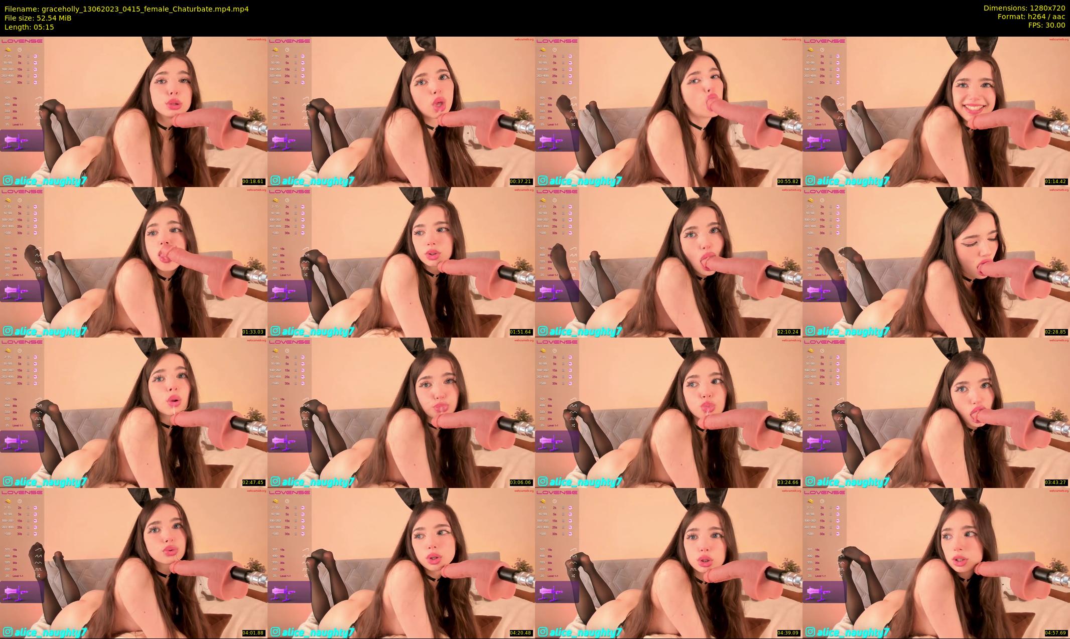 graceholly — 6 minute Chaturbate female cam show recording, 720p, Jun 13, 2023