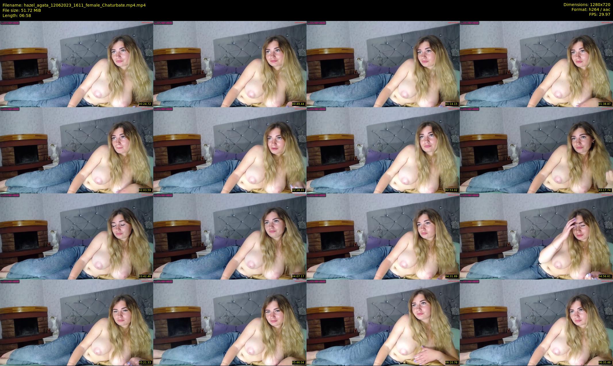 hazel_agata — 7 minute Chaturbate female cam show recording, 720p, Jun 12, 2023