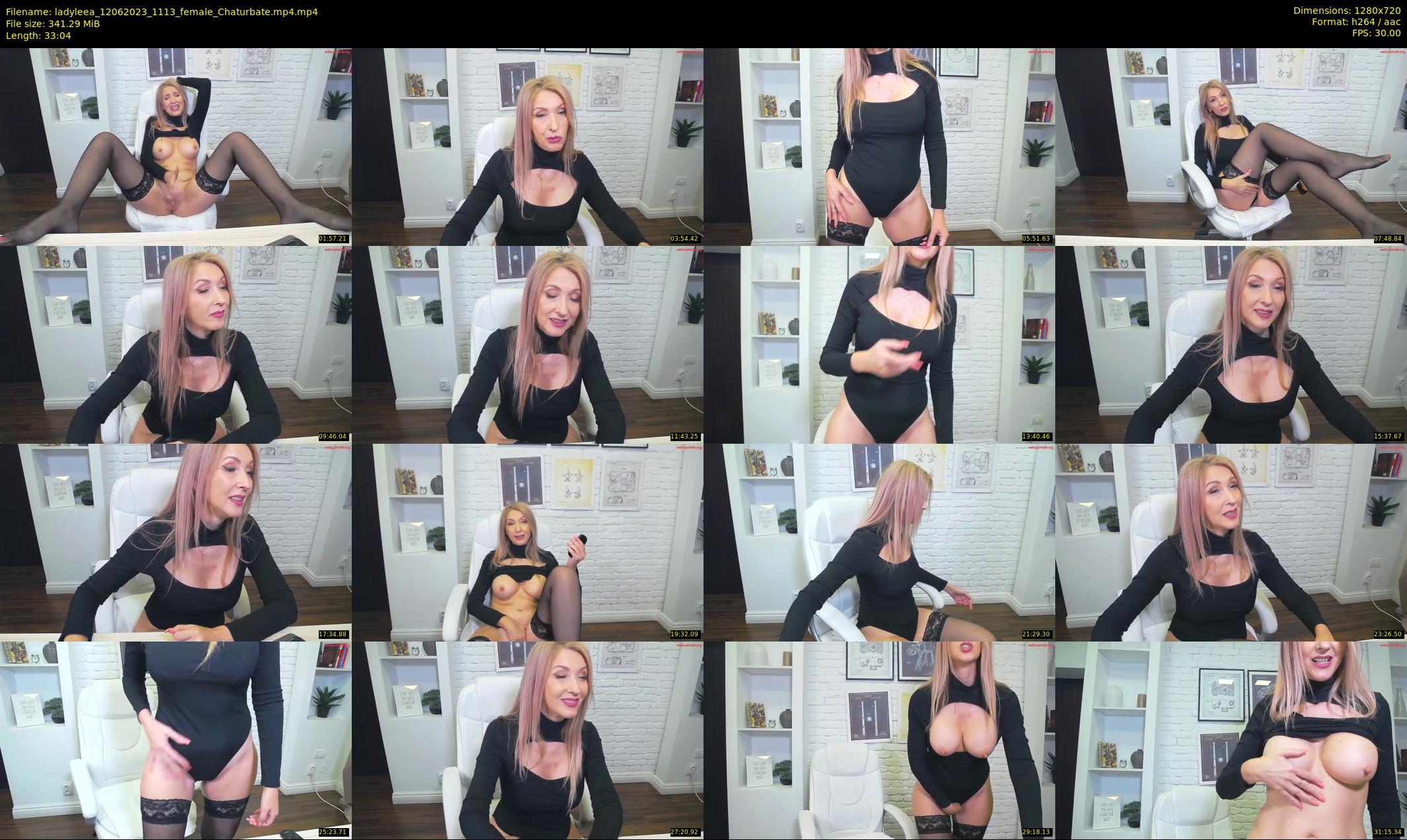 ladyleea — 34 minute Chaturbate female cam show recording, 720p, Jun 12, 2023