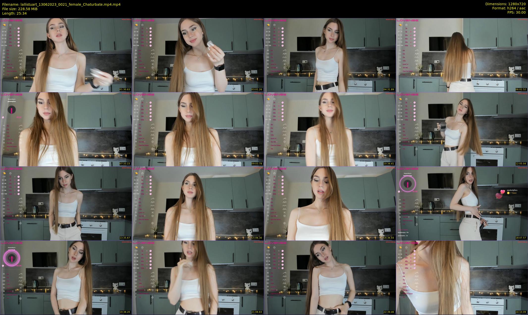lallistuart — 26 minute Chaturbate female cam show recording, 720p, Jun 13, 2023