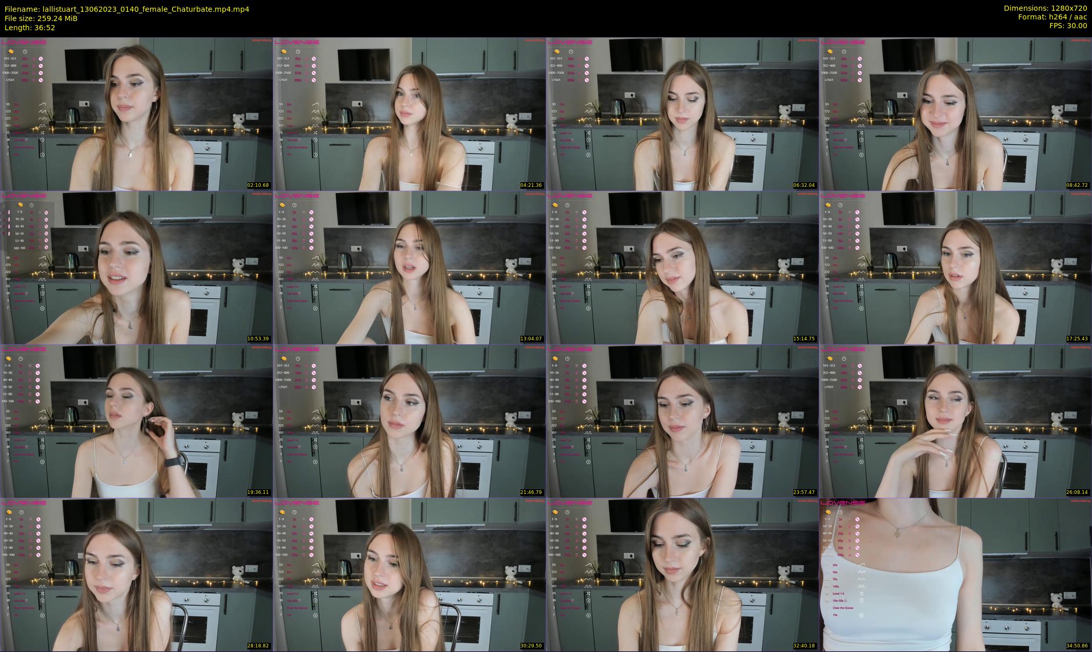 lallistuart — 37 minute Chaturbate female cam show recording, 720p, Jun 13, 2023