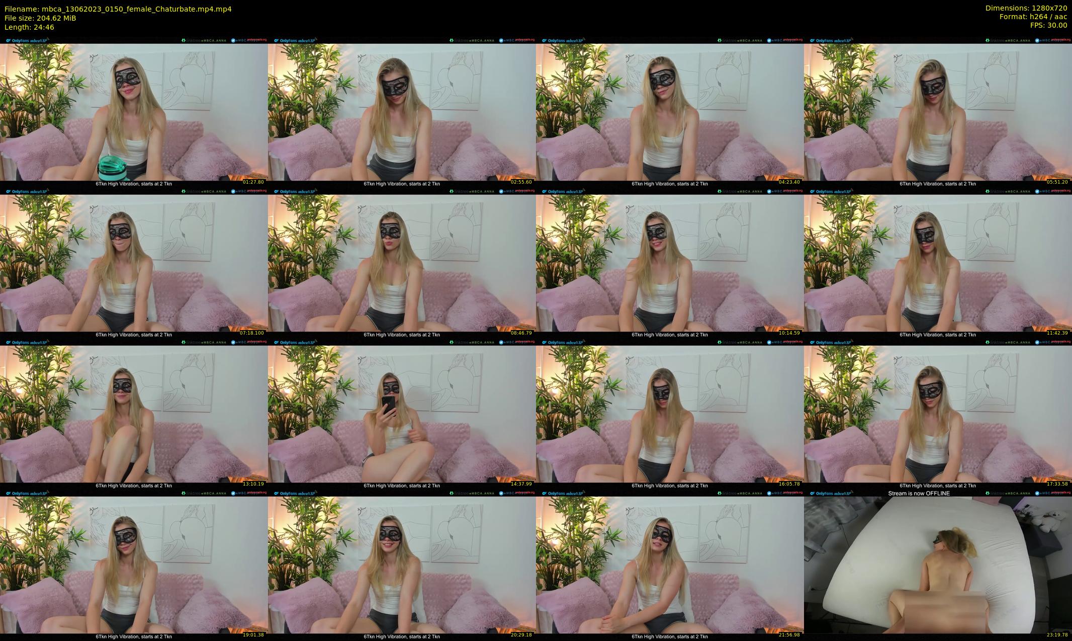 mbca — 25 minute Chaturbate couple cam show recording, 720p, Jun 13, 2023