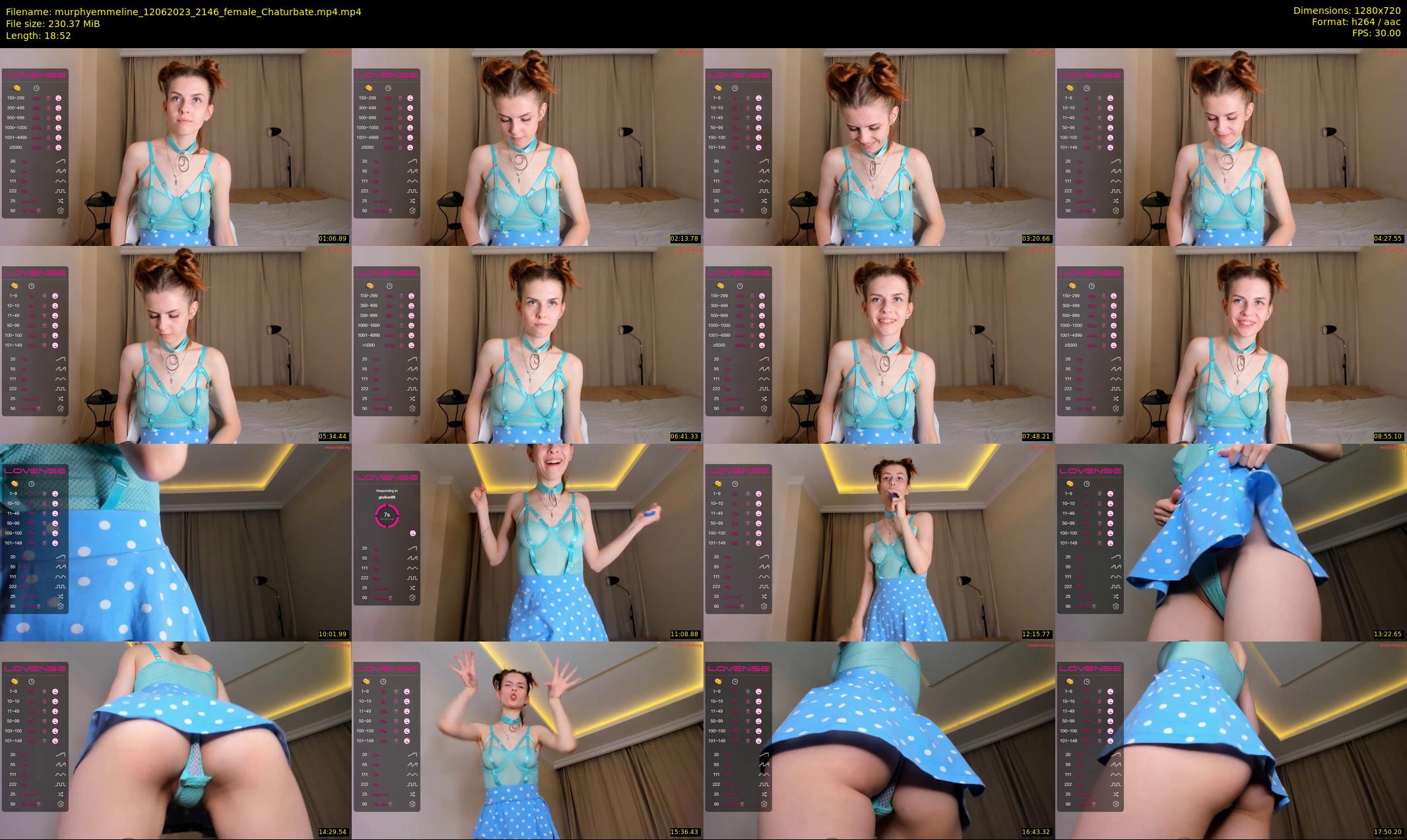 murphyemmeline — 19 minute Chaturbate female cam show recording, 720p, Jun 12, 2023