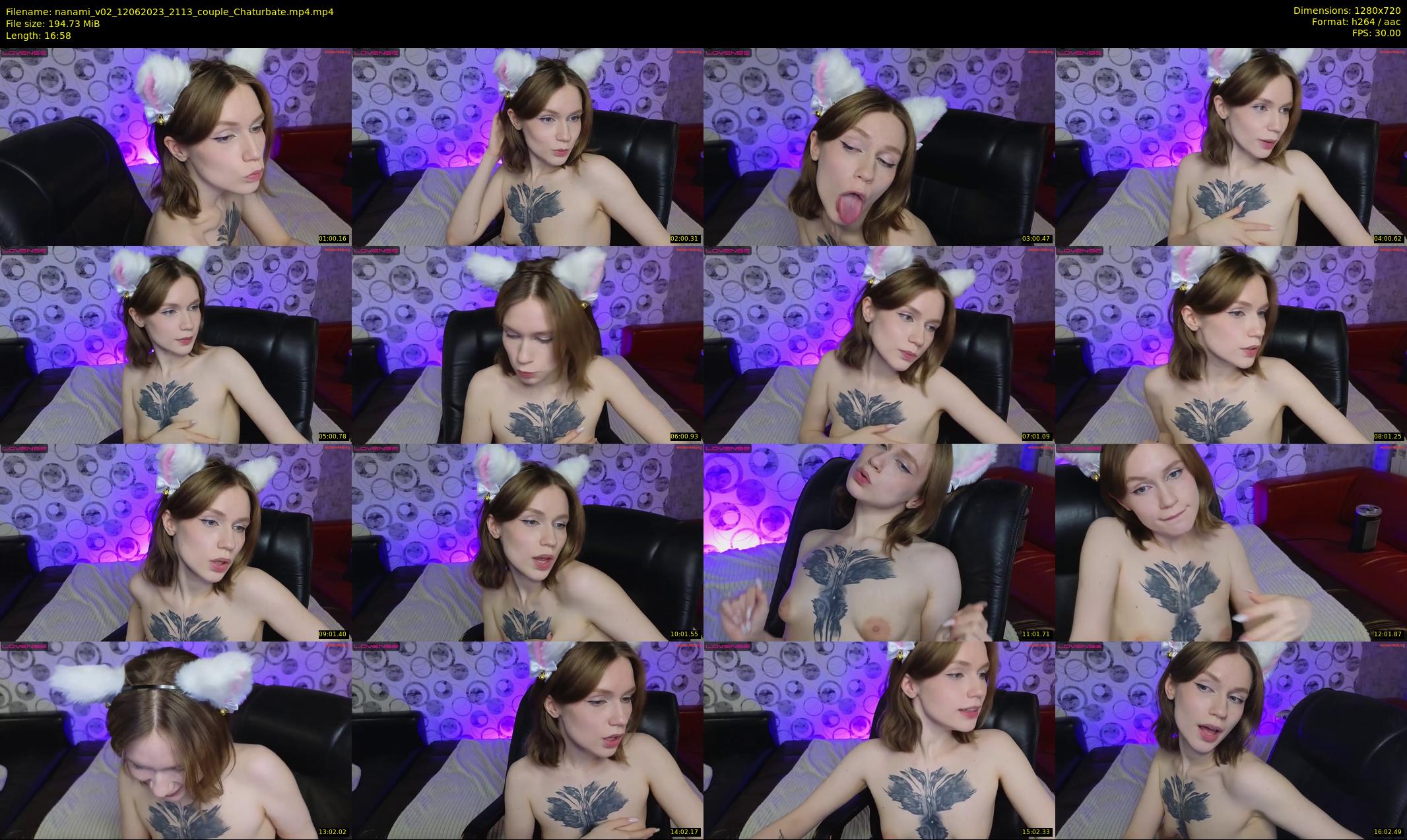 nanami_v02 — 17 minute Chaturbate couple cam show recording, 720p, Jun 12, 2023