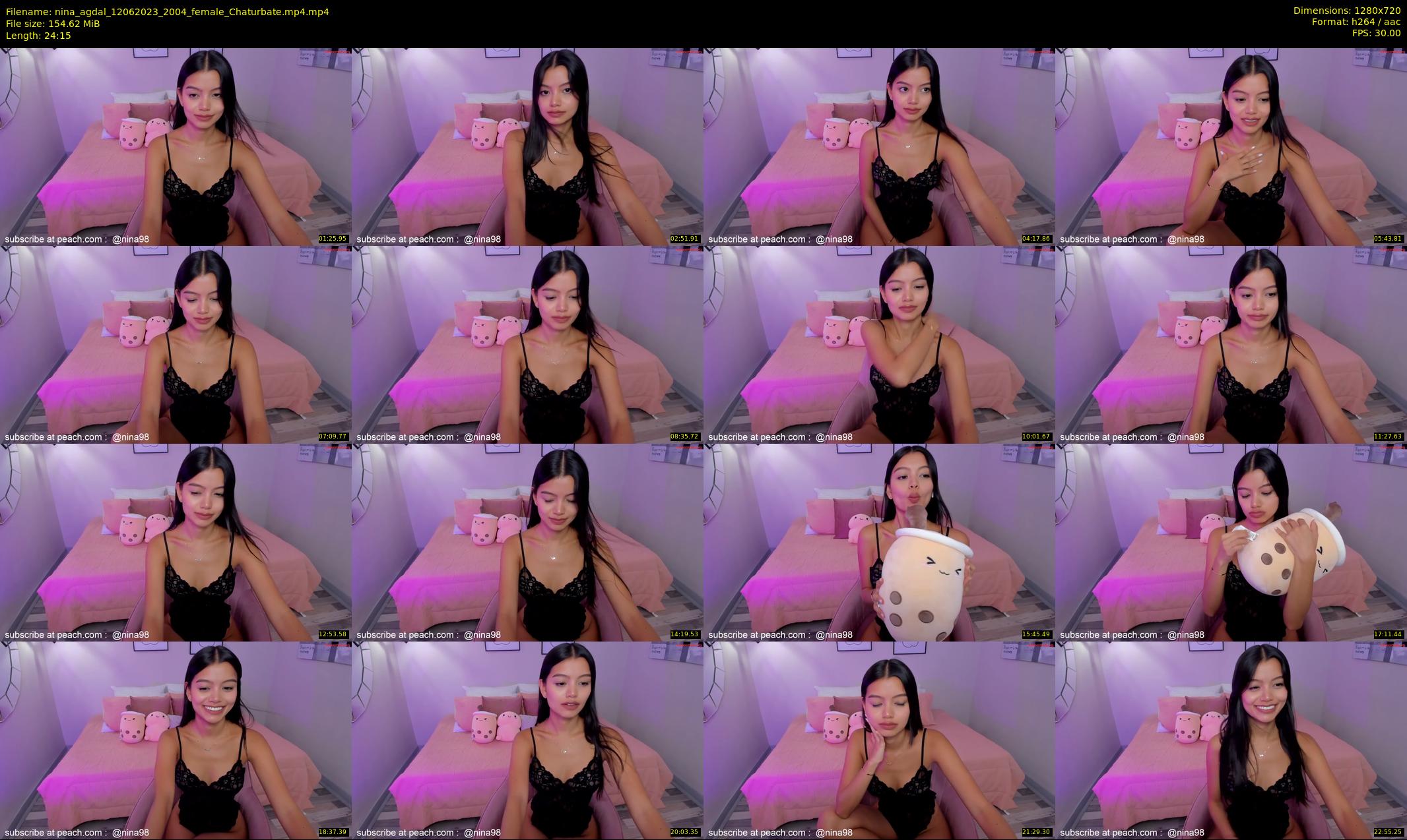 nina_agdal — 25 minute Chaturbate female cam show recording, 720p, Jun 12, 2023