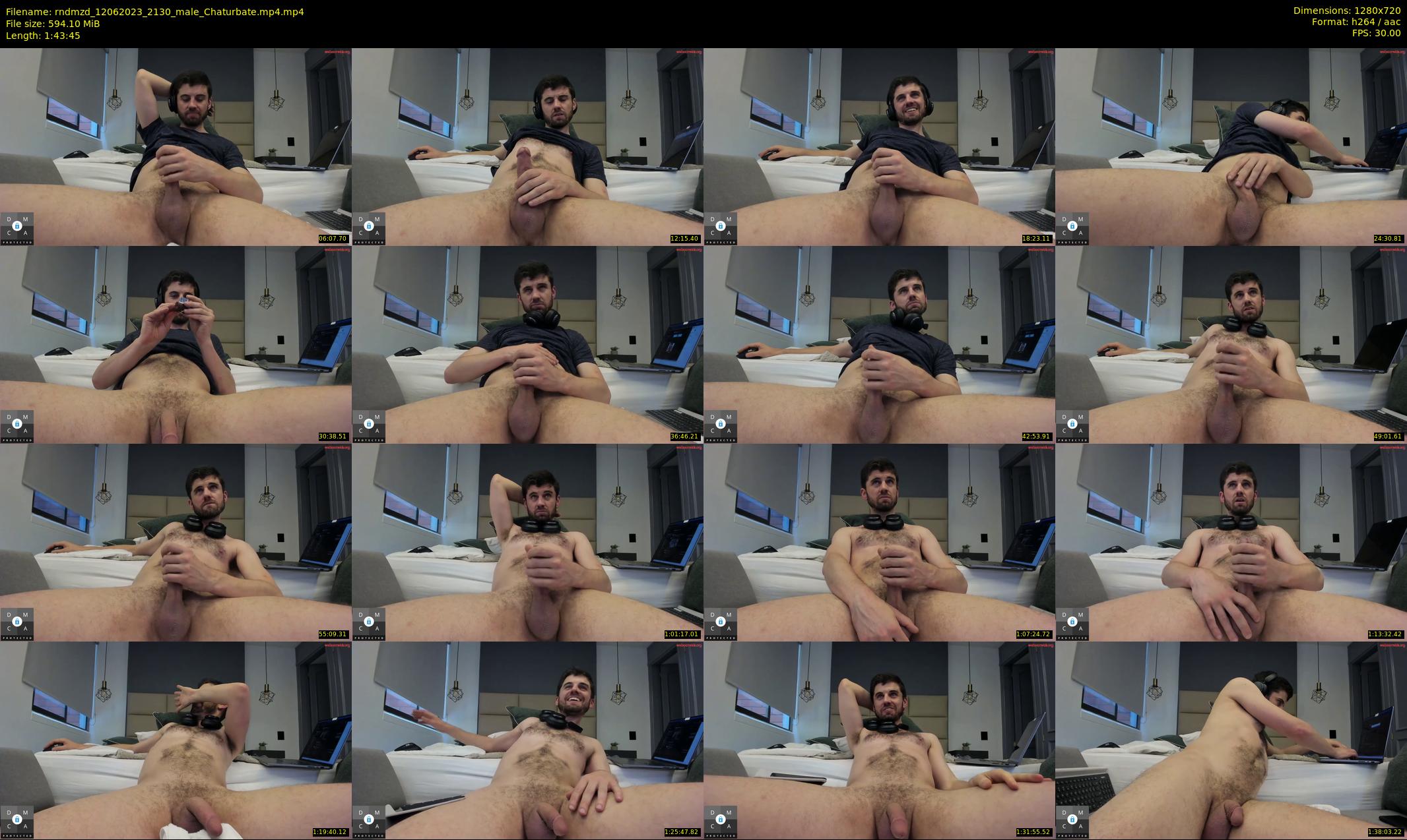 rndmzd — 104 minute Chaturbate male cam show recording, 720p, Jun 12, 2023