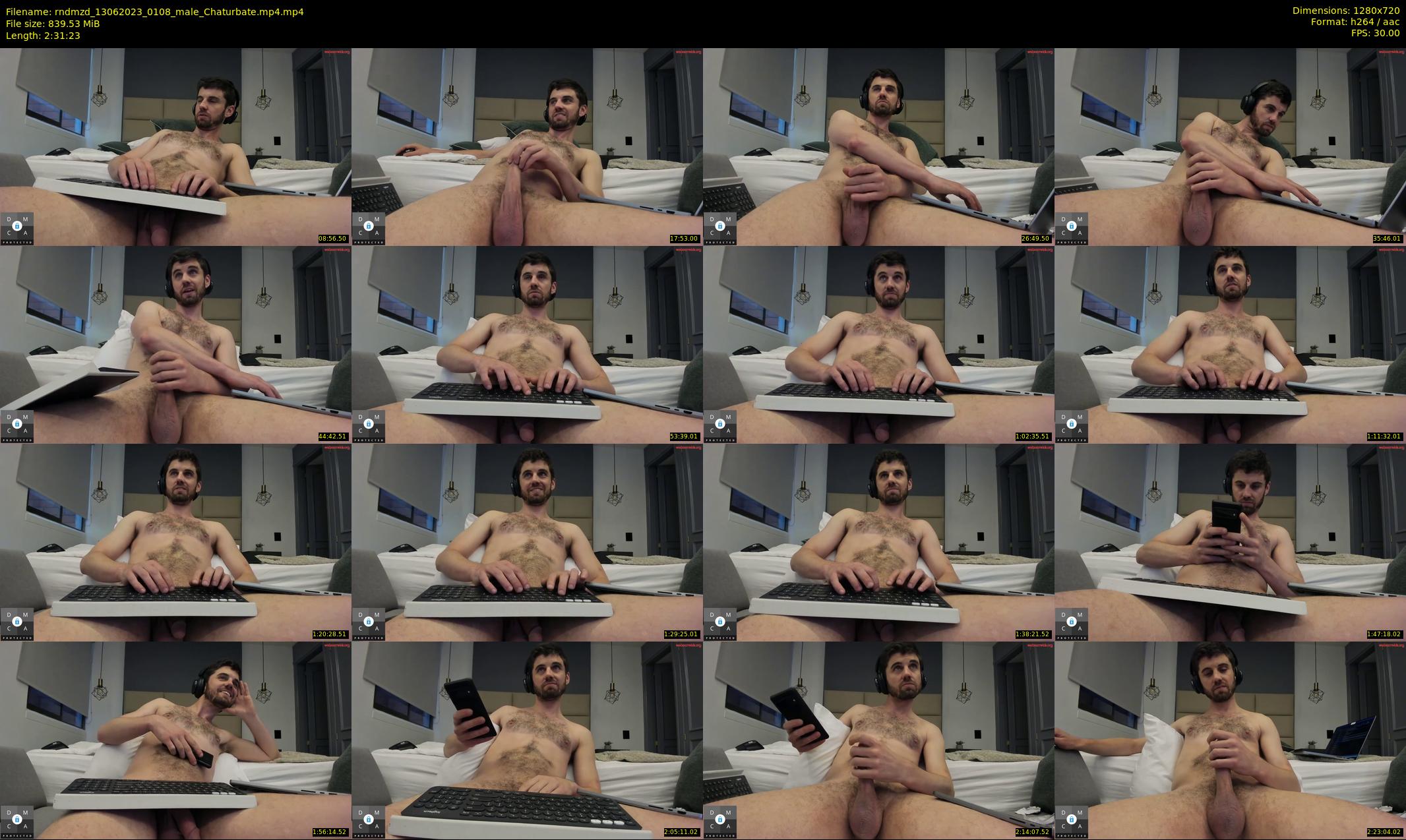 rndmzd — 152 minute Chaturbate male cam show recording, 720p, Jun 13, 2023