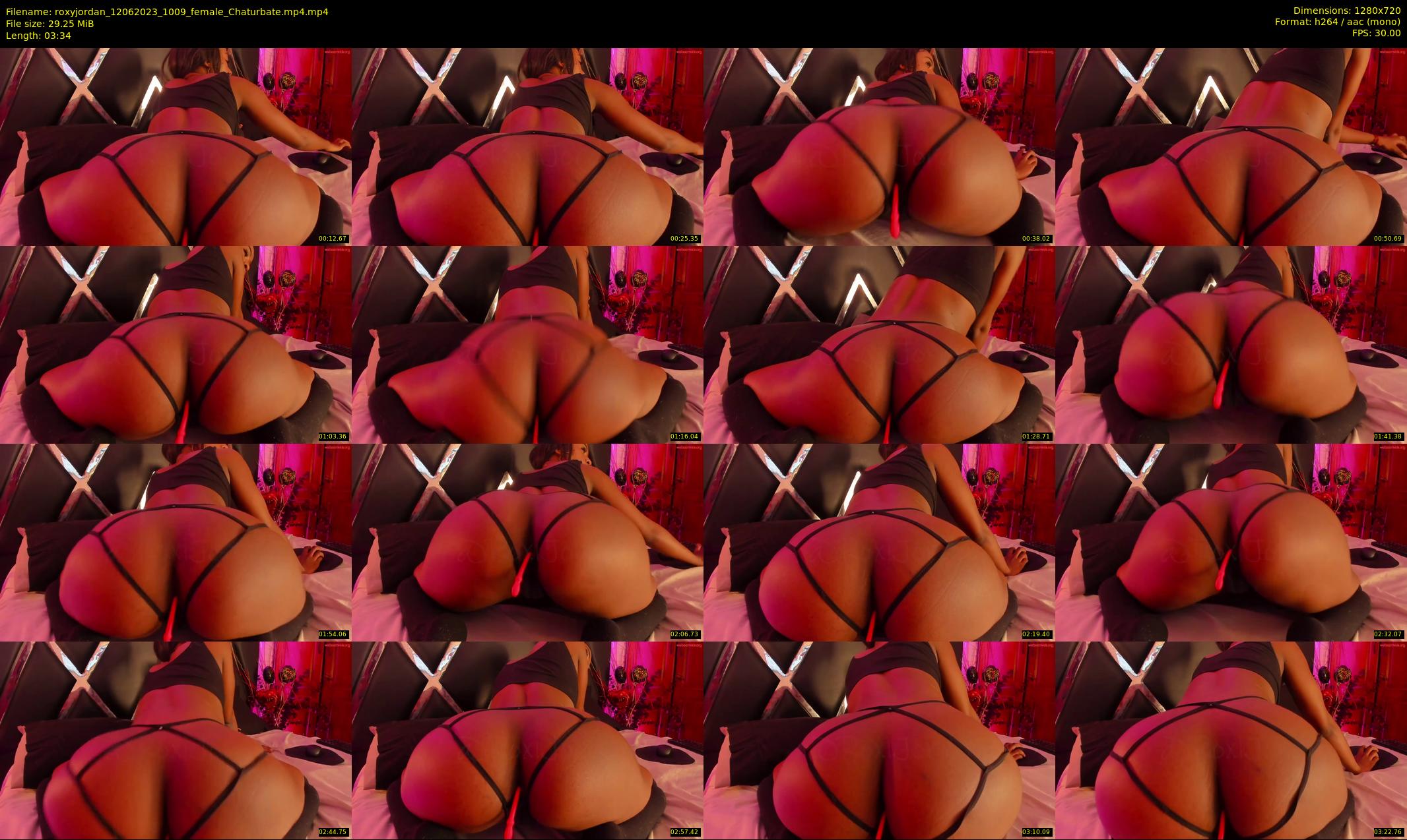 roxyjordan — 4 minute Chaturbate female cam show recording, 720p, Jun 12, 2023