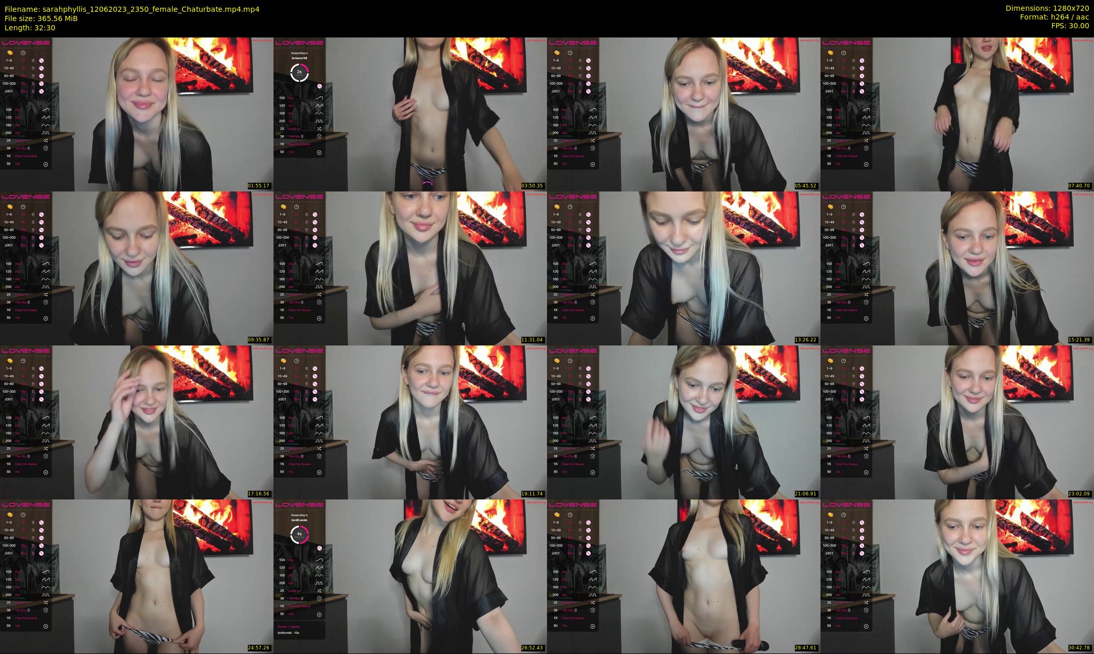 sarahphyllis — 33 minute Chaturbate female cam show recording, 720p, Jun 12, 2023