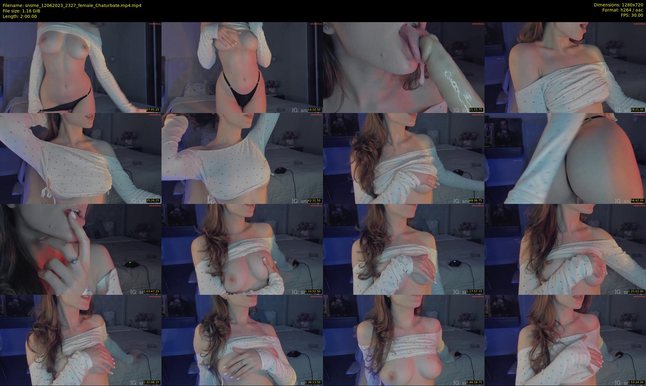 snsme — 120 minute Chaturbate female cam show recording, 720p, Jun 12, 2023