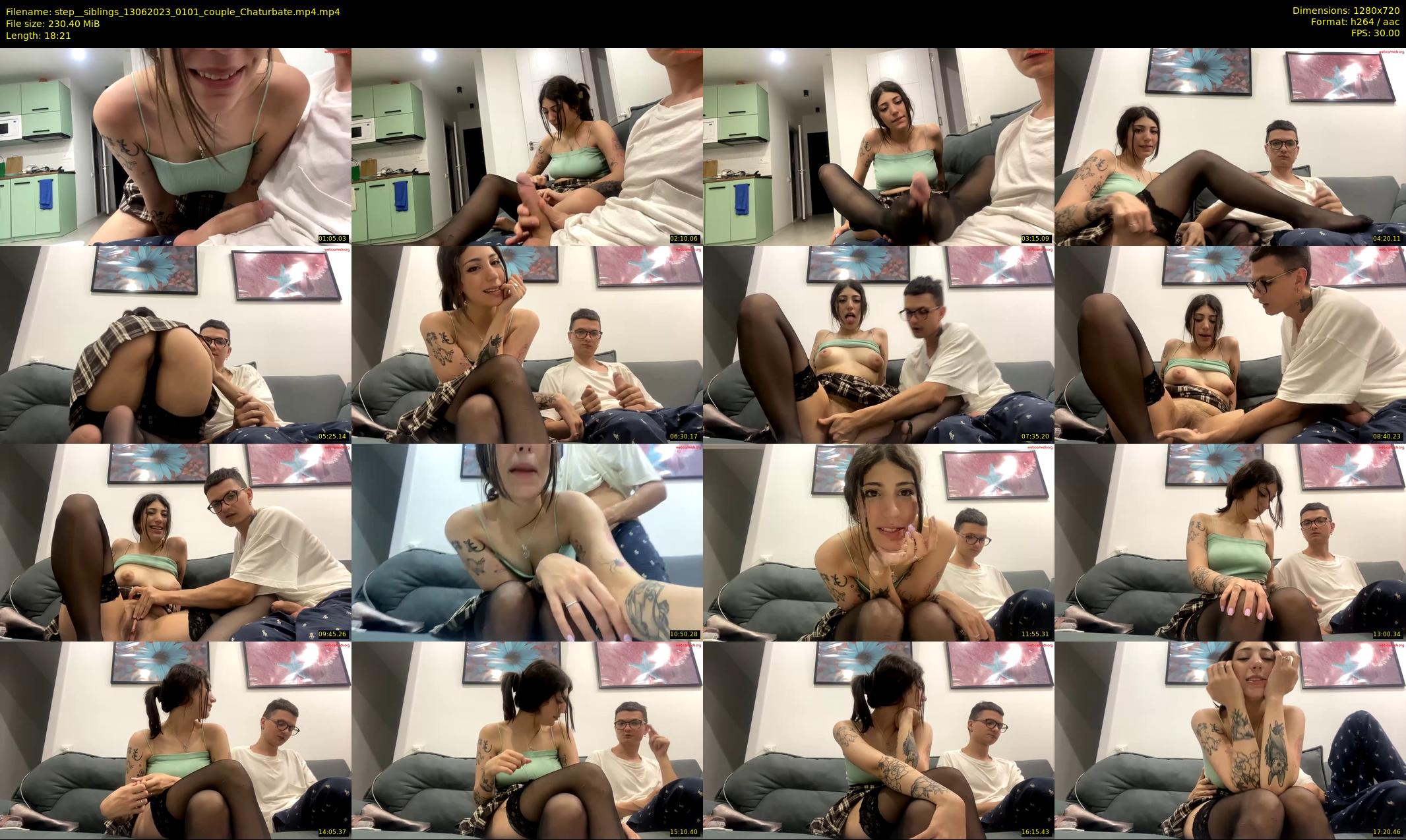 step__siblings — 19 minute Chaturbate couple cam show recording, 720p, Jun 13, 2023