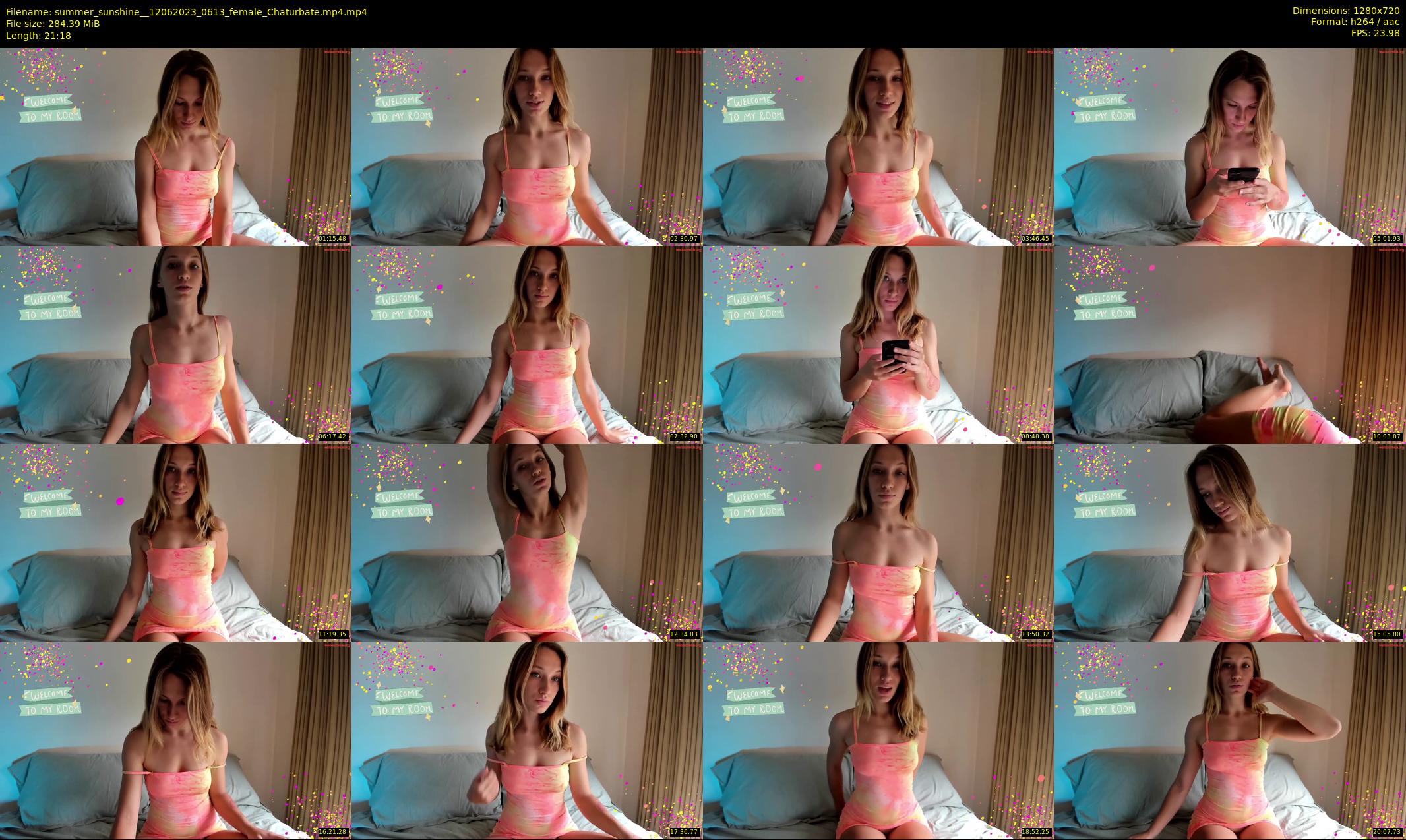 summer_sunshine_ — 22 minute Chaturbate female cam show recording, 720p, Jun 12, 2023