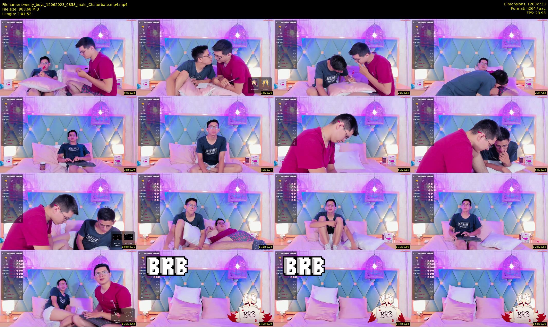 sweety_boys — 122 minute Chaturbate male cam show recording, 720p, Jun 12, 2023