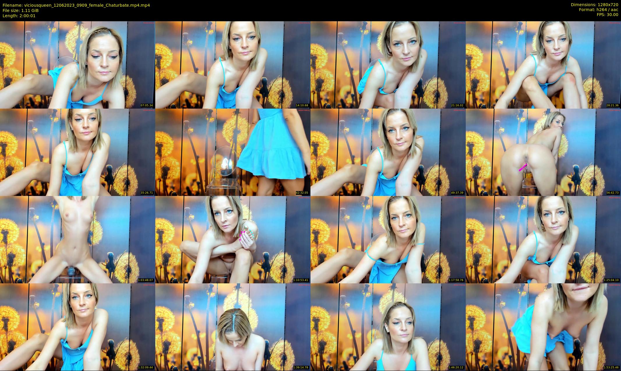 viciousqueen — 121 minute Chaturbate female cam show recording, 720p, Jun 12, 2023