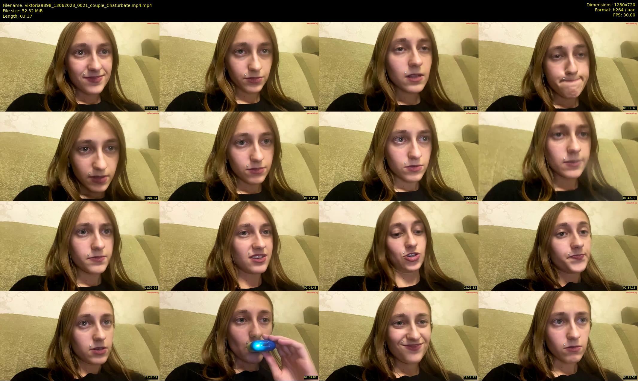 viktoria9898 — 4 minute Chaturbate couple cam show recording, 720p, Jun 13, 2023