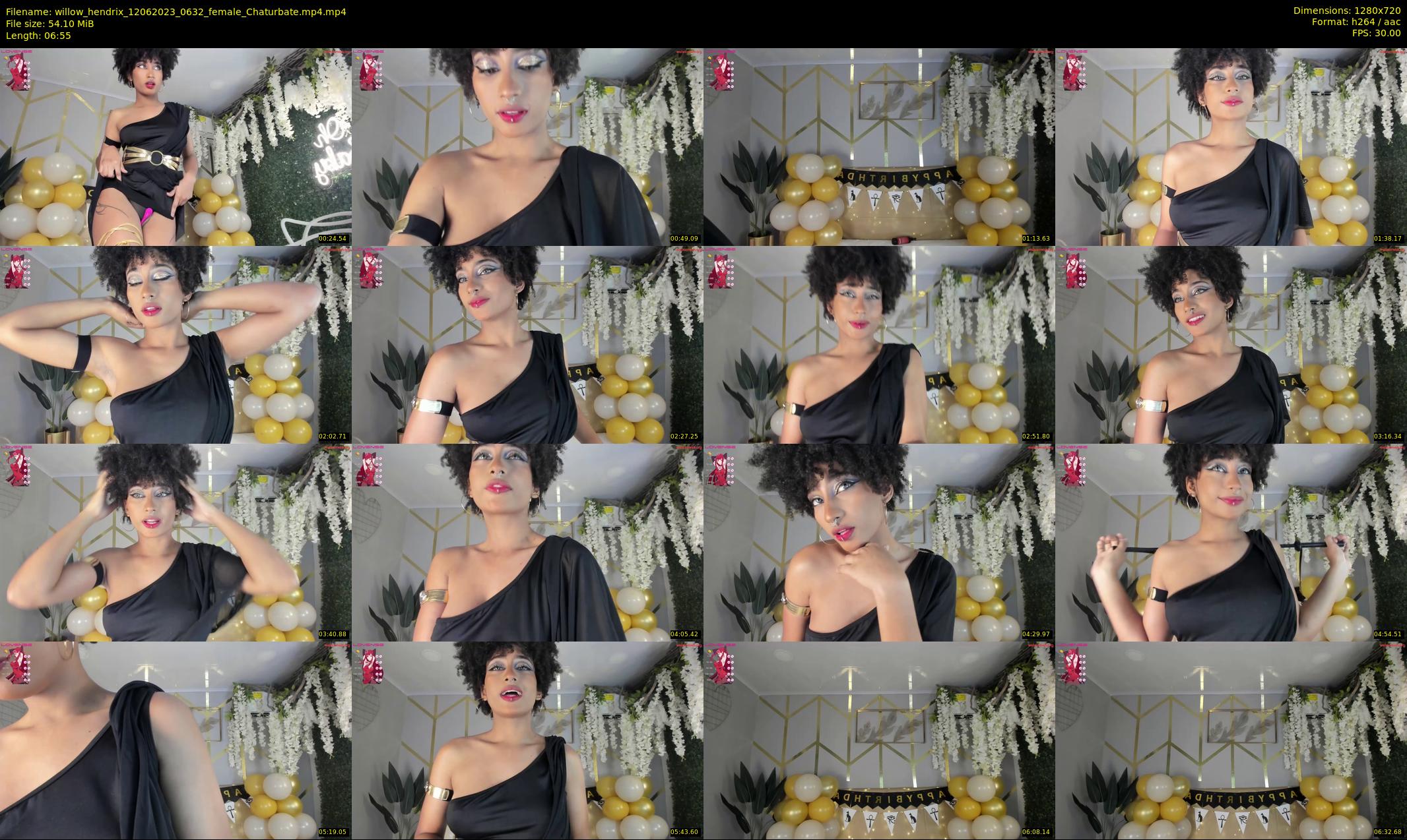 willow_hendrix — 7 minute Chaturbate female cam show recording, 720p, Jun 12, 2023
