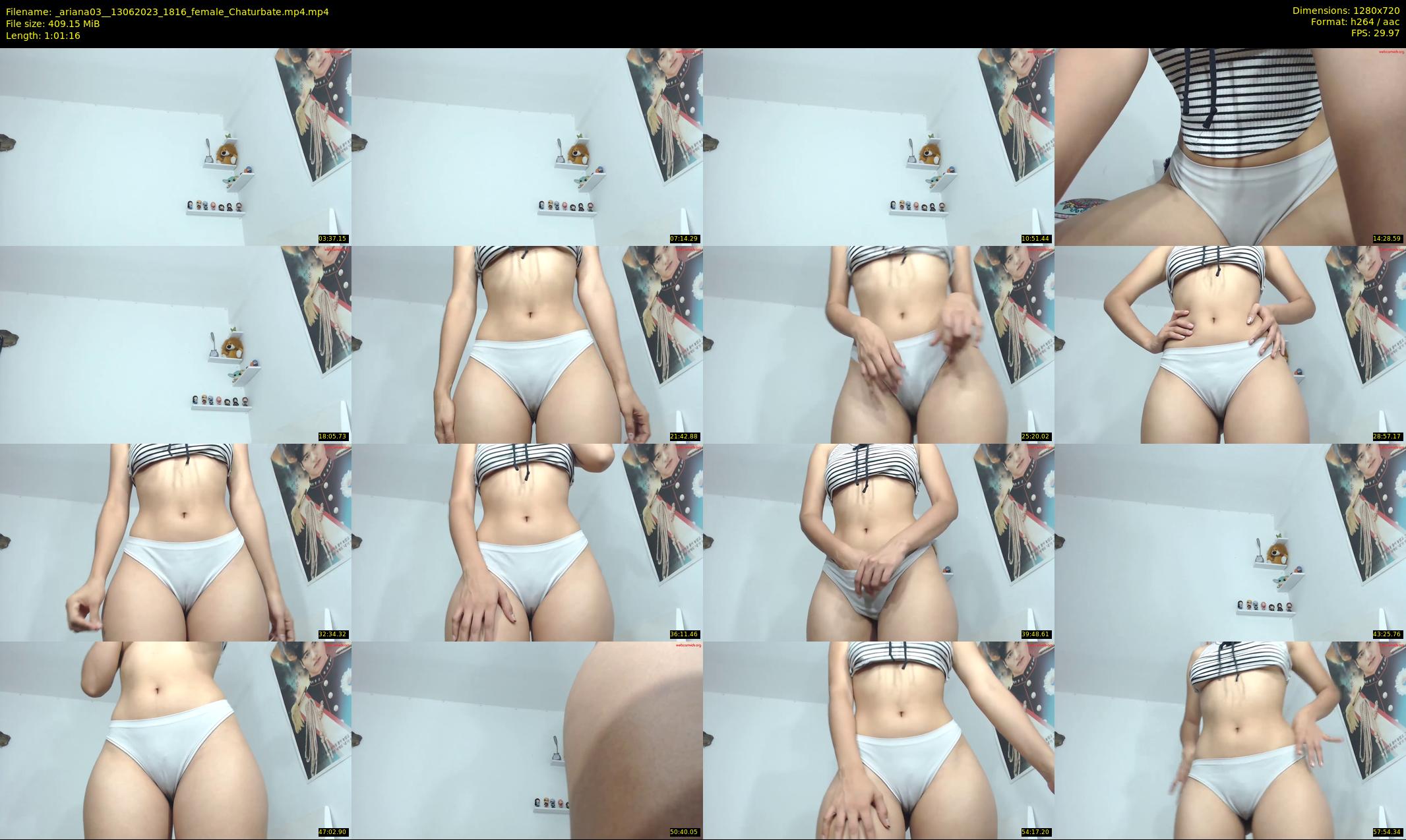 _ariana03_ — 62 minute Chaturbate female cam show recording, 720p, Jun 13, 2023