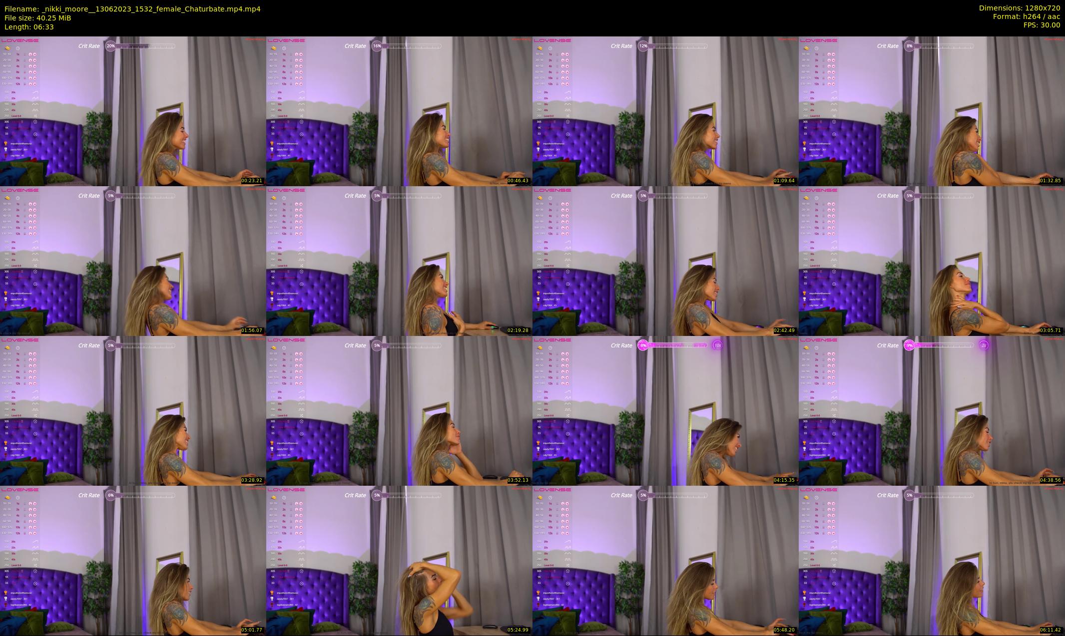 _nikki_moore_ — 7 minute Chaturbate female cam show recording, 720p, Jun 13, 2023
