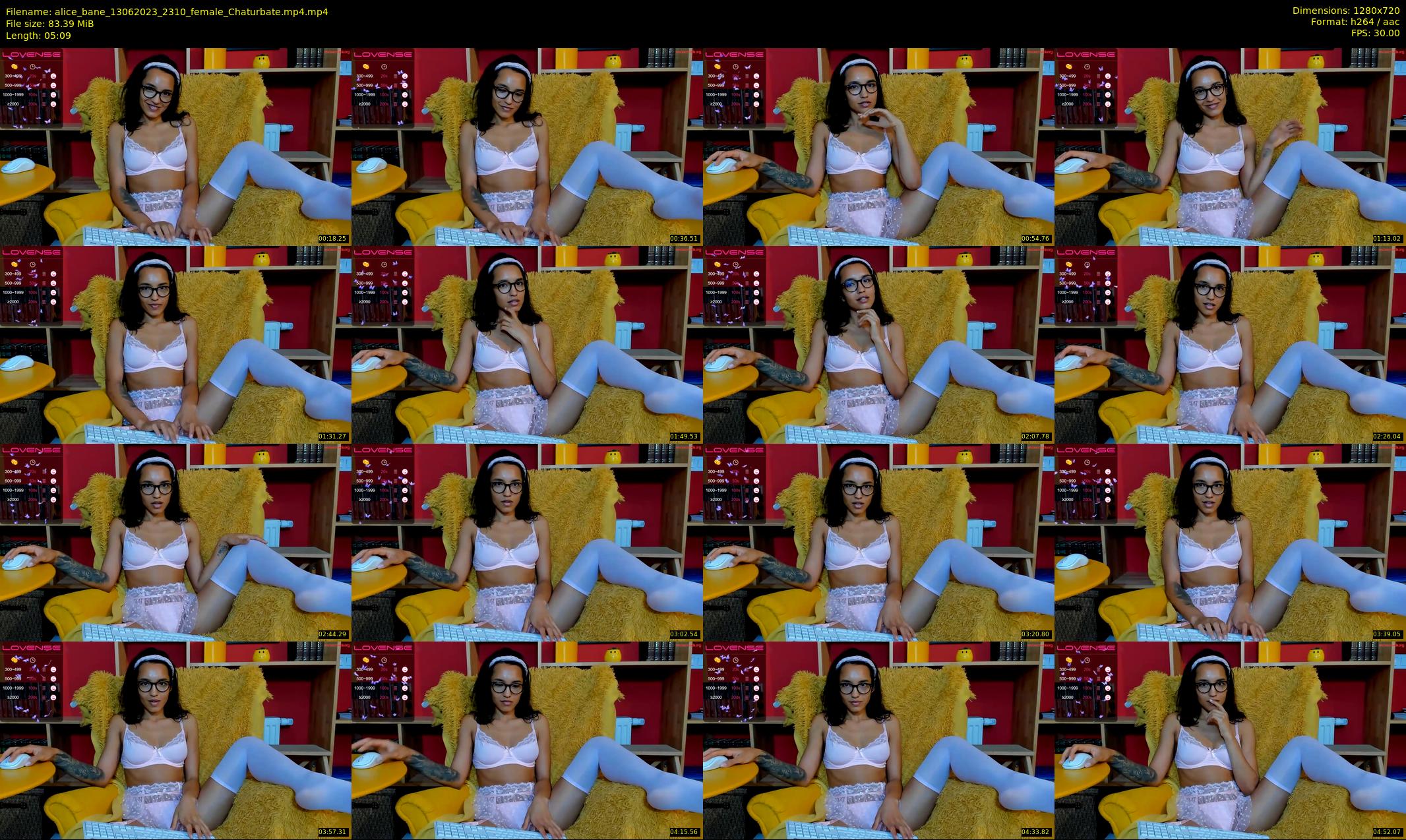 alice_bane — 6 minute Chaturbate female cam show recording, 720p, Jun 13, 2023