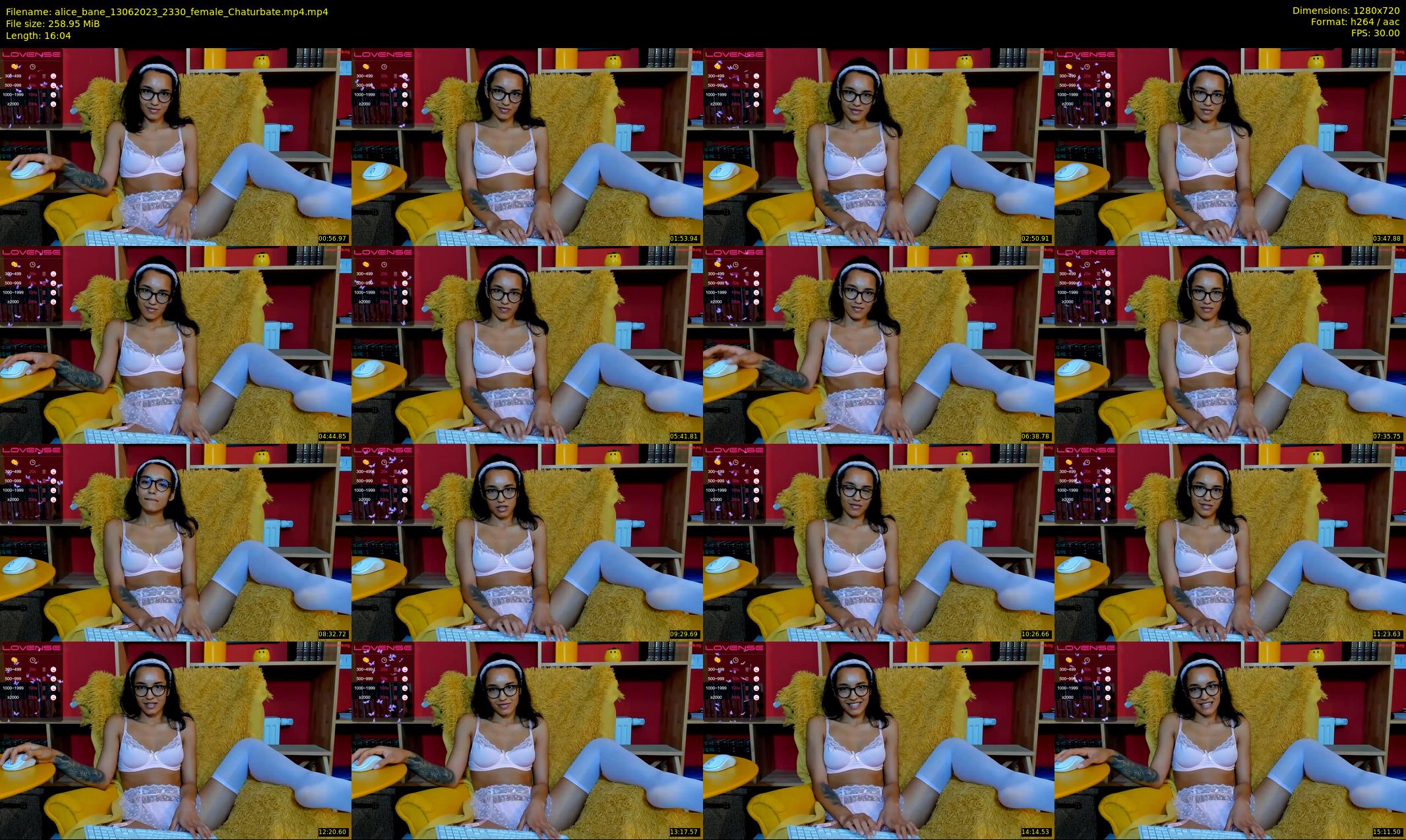 alice_bane — 17 minute Chaturbate female cam show recording, 720p, Jun 13, 2023