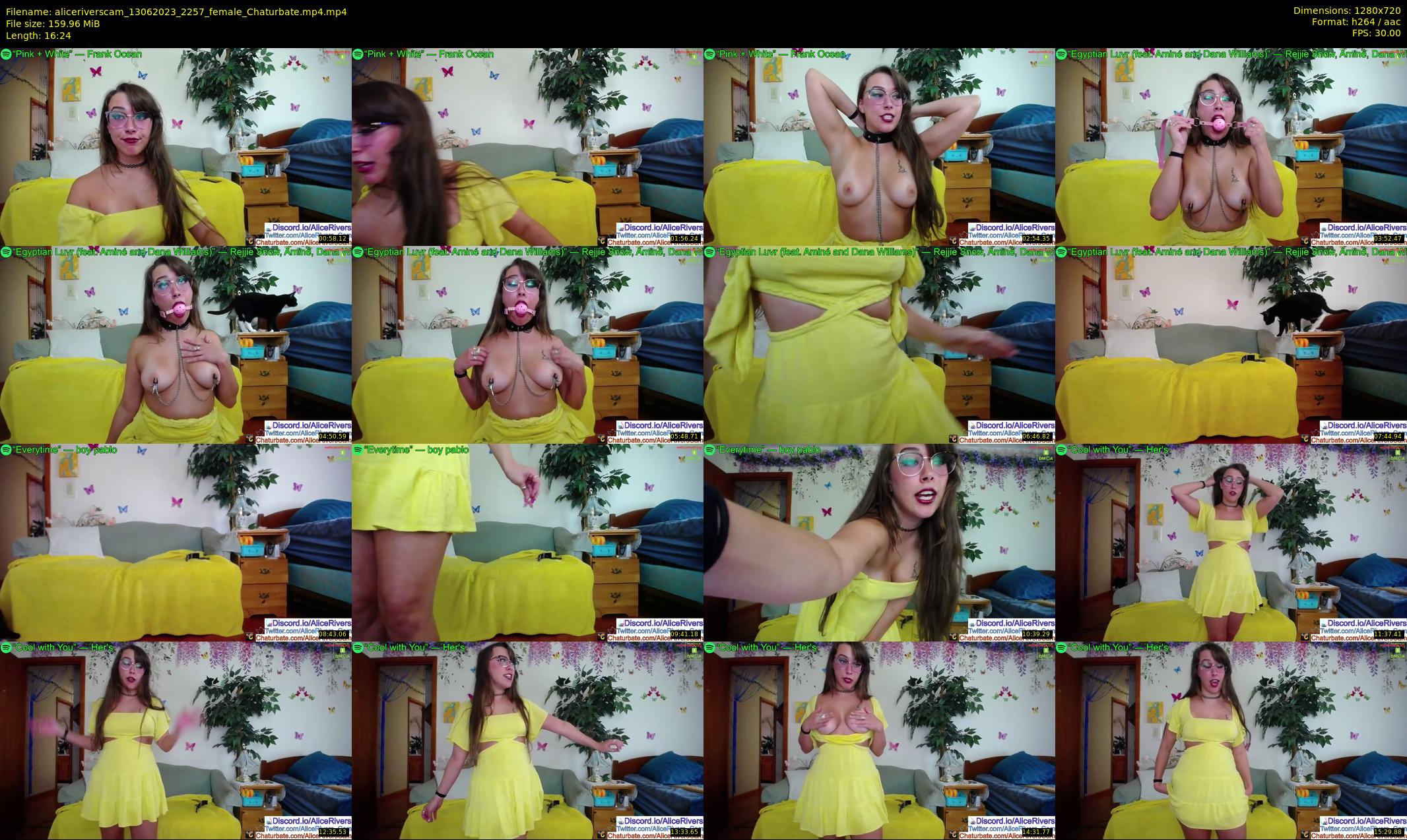 aliceriverscam — 17 minute Chaturbate female cam show recording, 720p, Jun 13, 2023