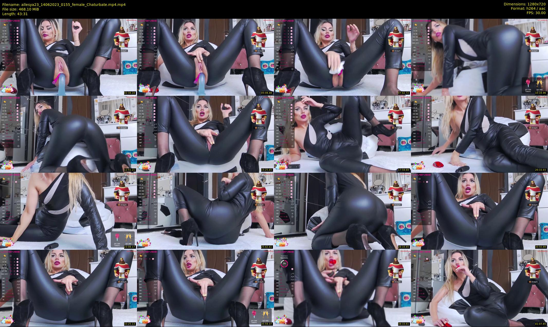 allesya23 — 44 minute Chaturbate female cam show recording, 720p, Jun 14, 2023