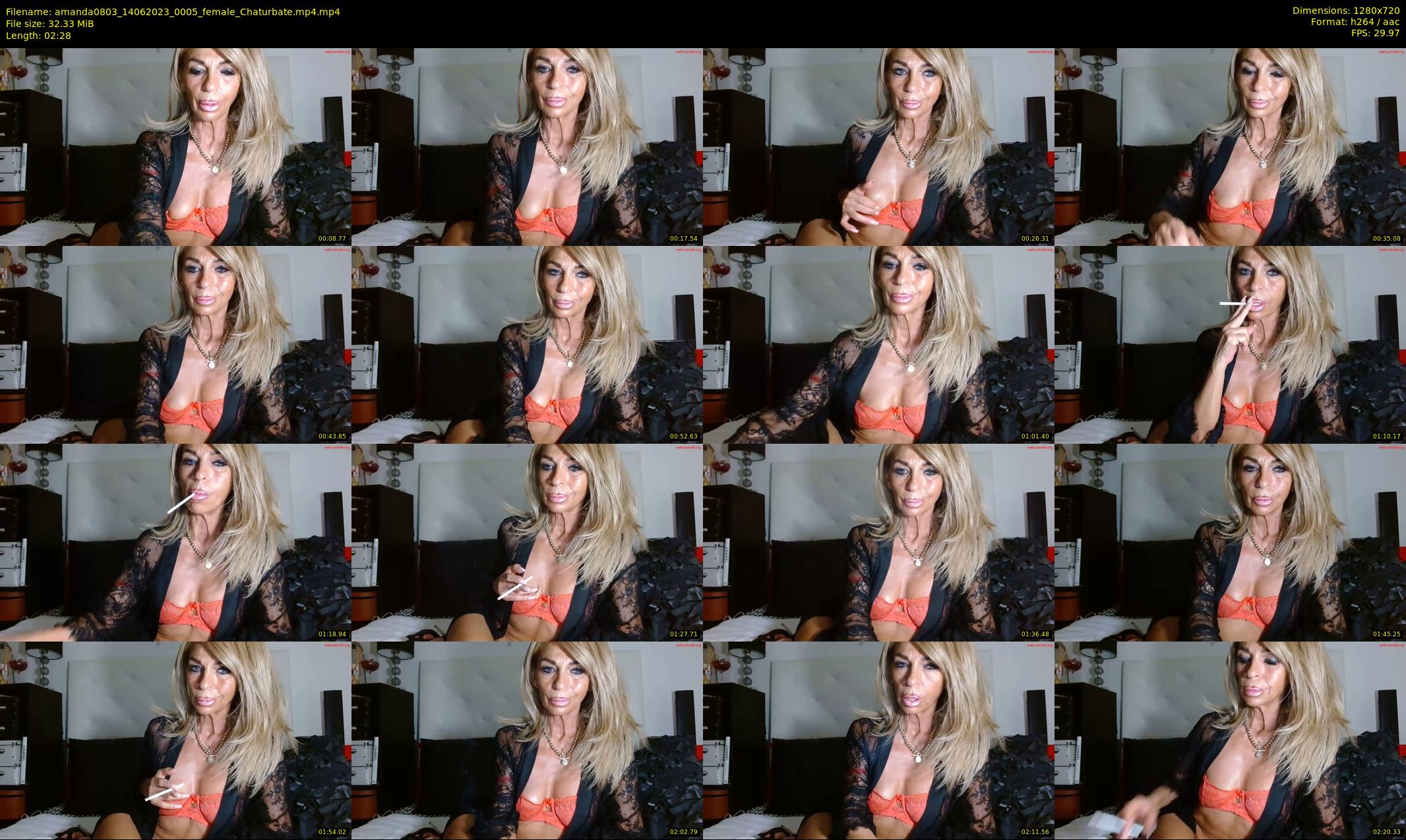 amanda0803 — 3 minute Chaturbate female cam show recording, 720p, Jun 14, 2023