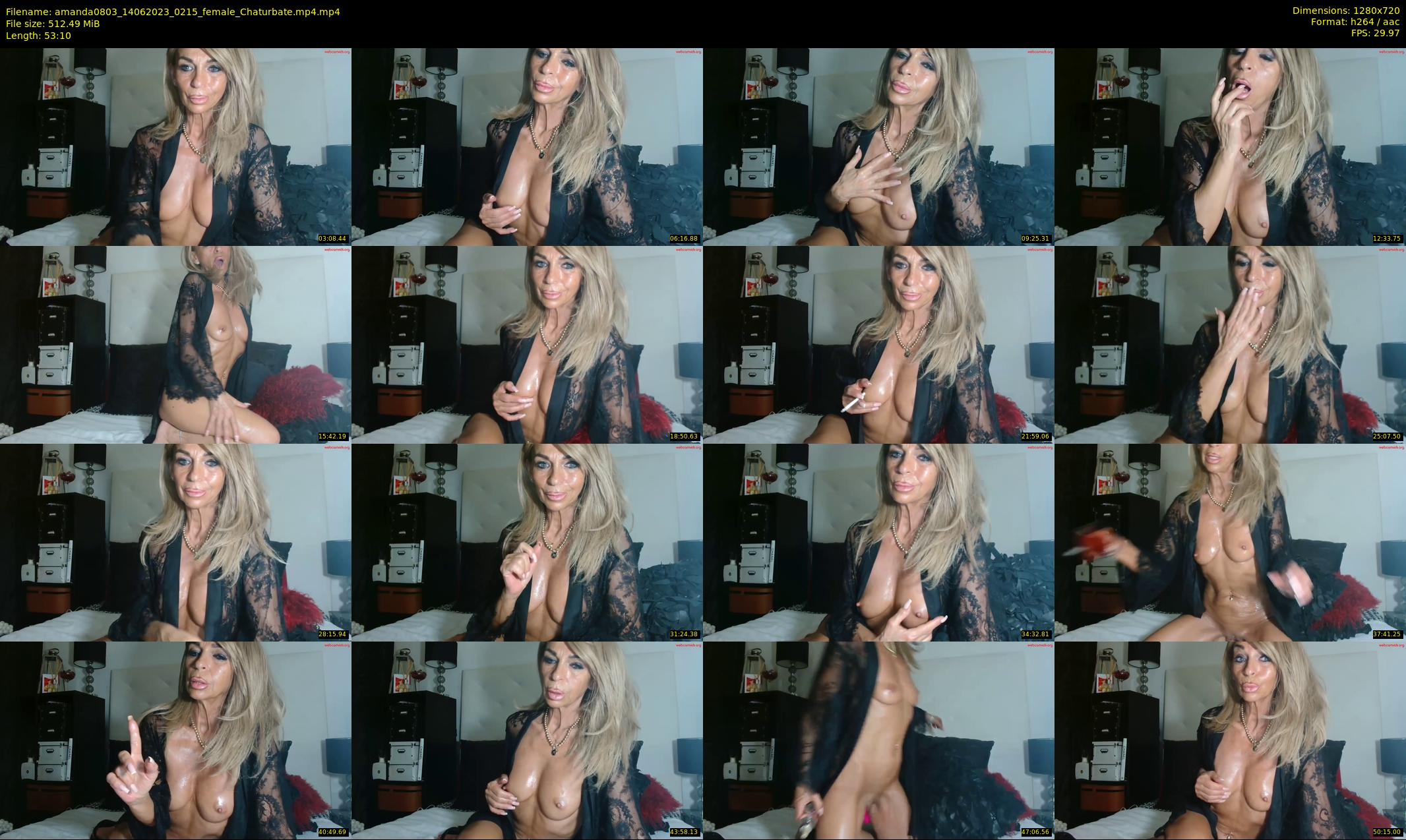 amanda0803 — 54 minute Chaturbate female cam show recording, 720p, Jun 14, 2023