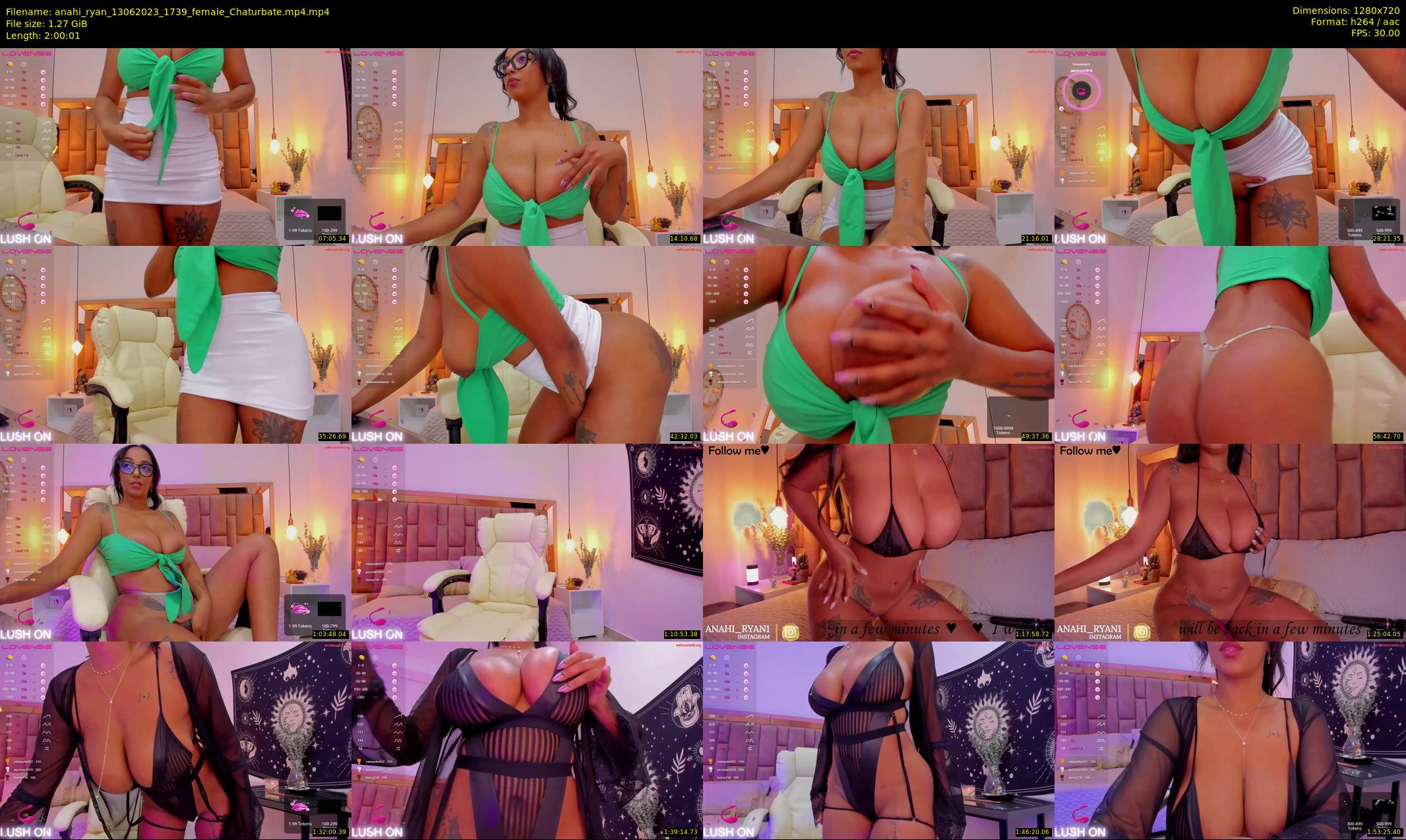 anahi_ryan — 121 minute Chaturbate female cam show recording, 720p, Jun 13, 2023