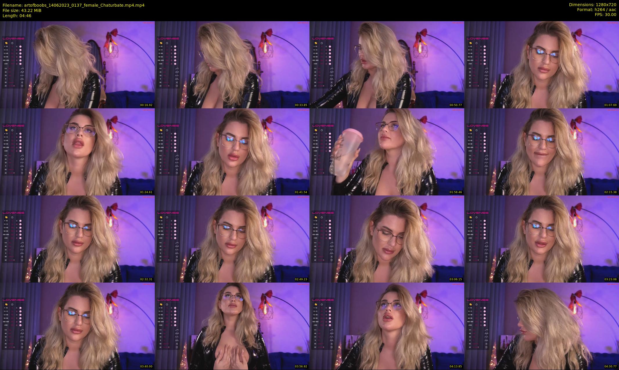 artofboobs — 5 minute Chaturbate female cam show recording, 720p, Jun 14, 2023