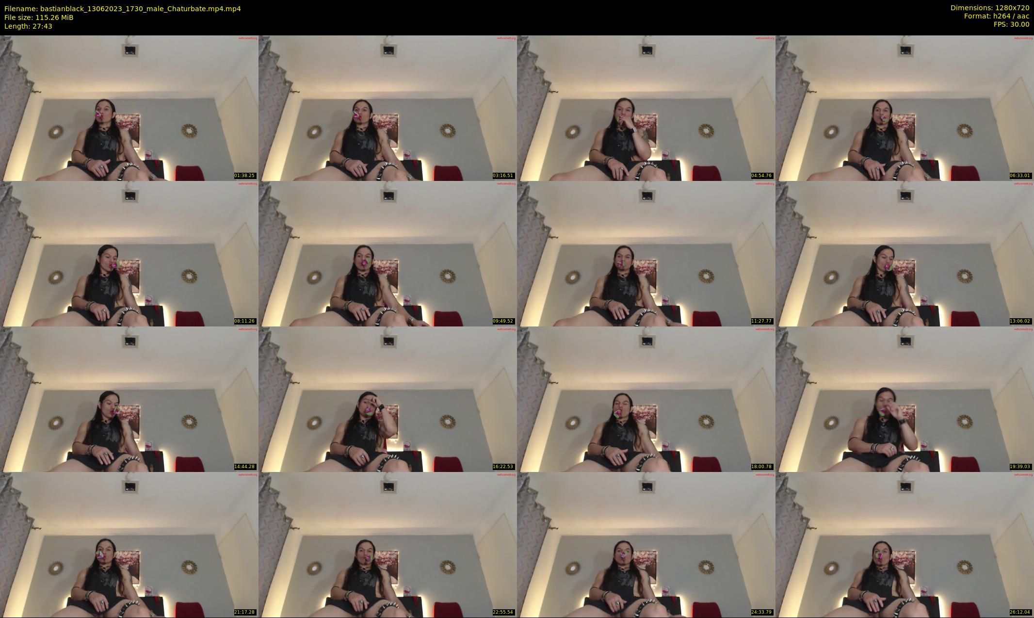 bastianblack — 28 minute Chaturbate male cam show recording, 720p, Jun 13, 2023