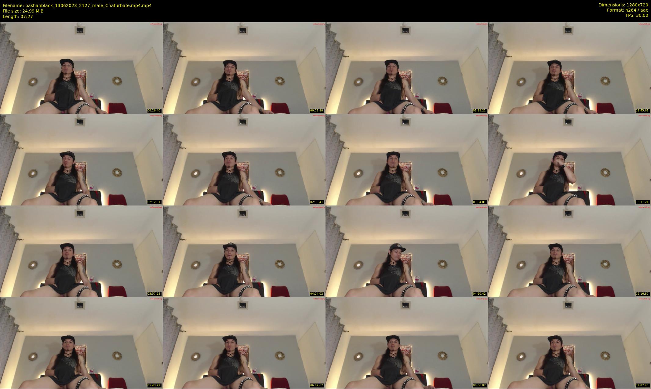 bastianblack — 8 minute Chaturbate male cam show recording, 720p, Jun 13, 2023