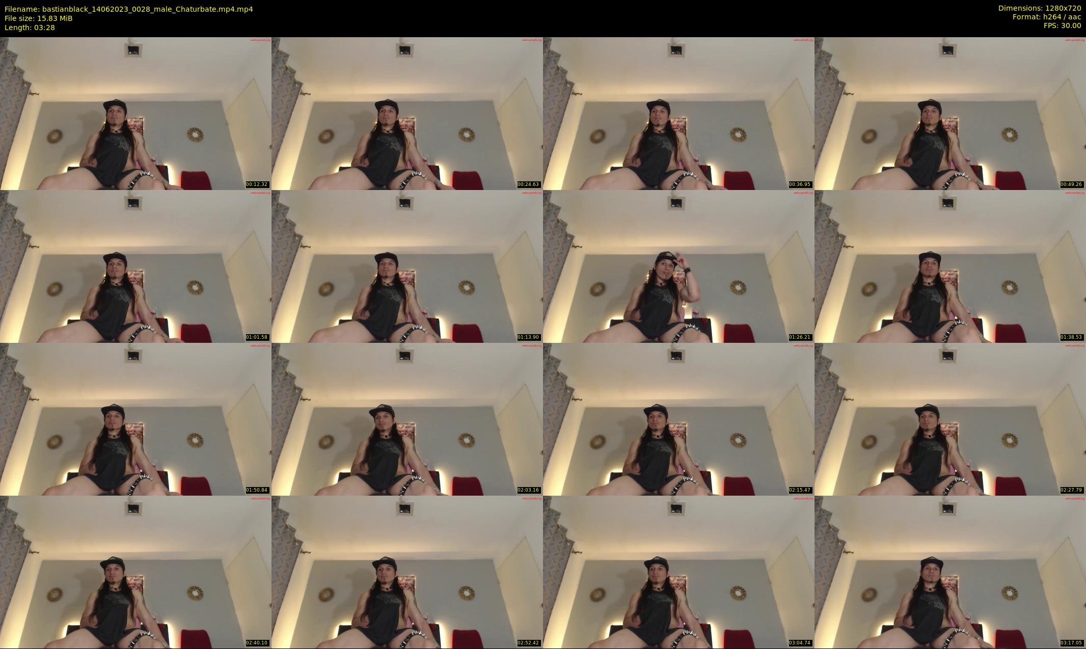 bastianblack — 4 minute Chaturbate male cam show recording, 720p, Jun 14, 2023