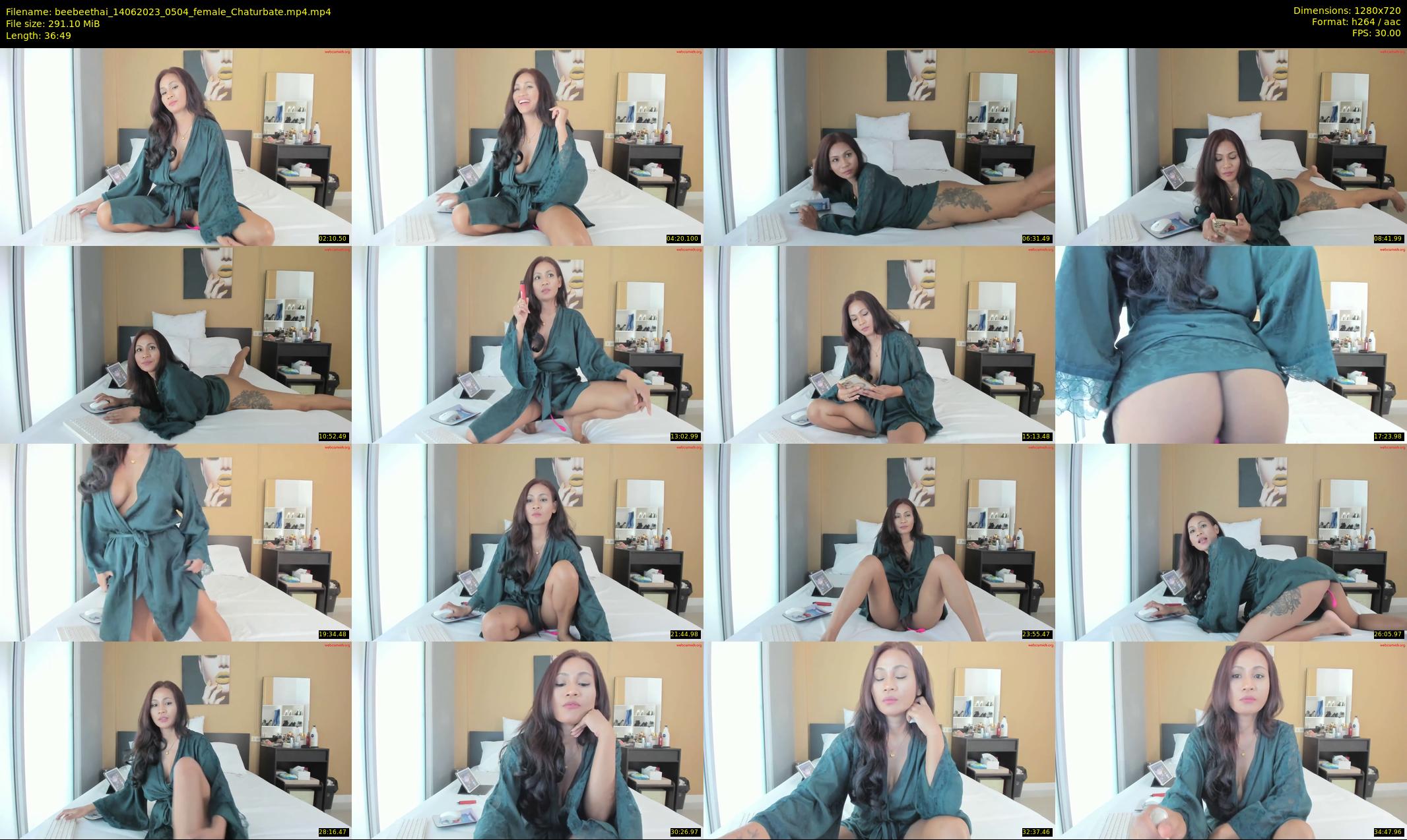 beebeethai — 37 minute Chaturbate female cam show recording, 720p, Jun 14, 2023