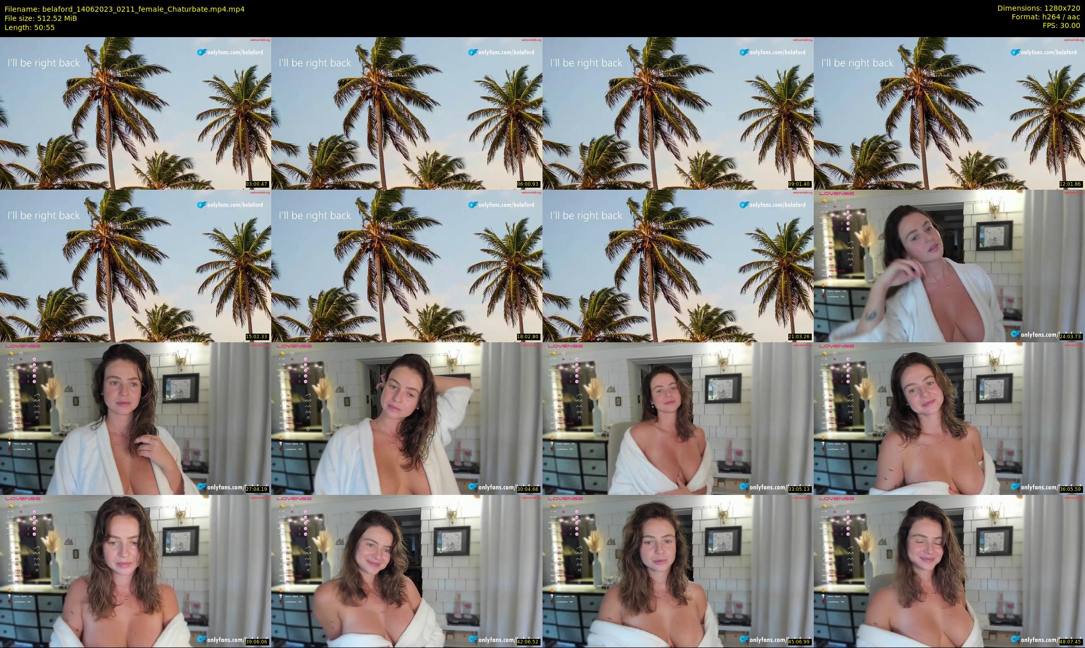 belaford — 51 minute Chaturbate female cam show recording, 720p, Jun 14, 2023
