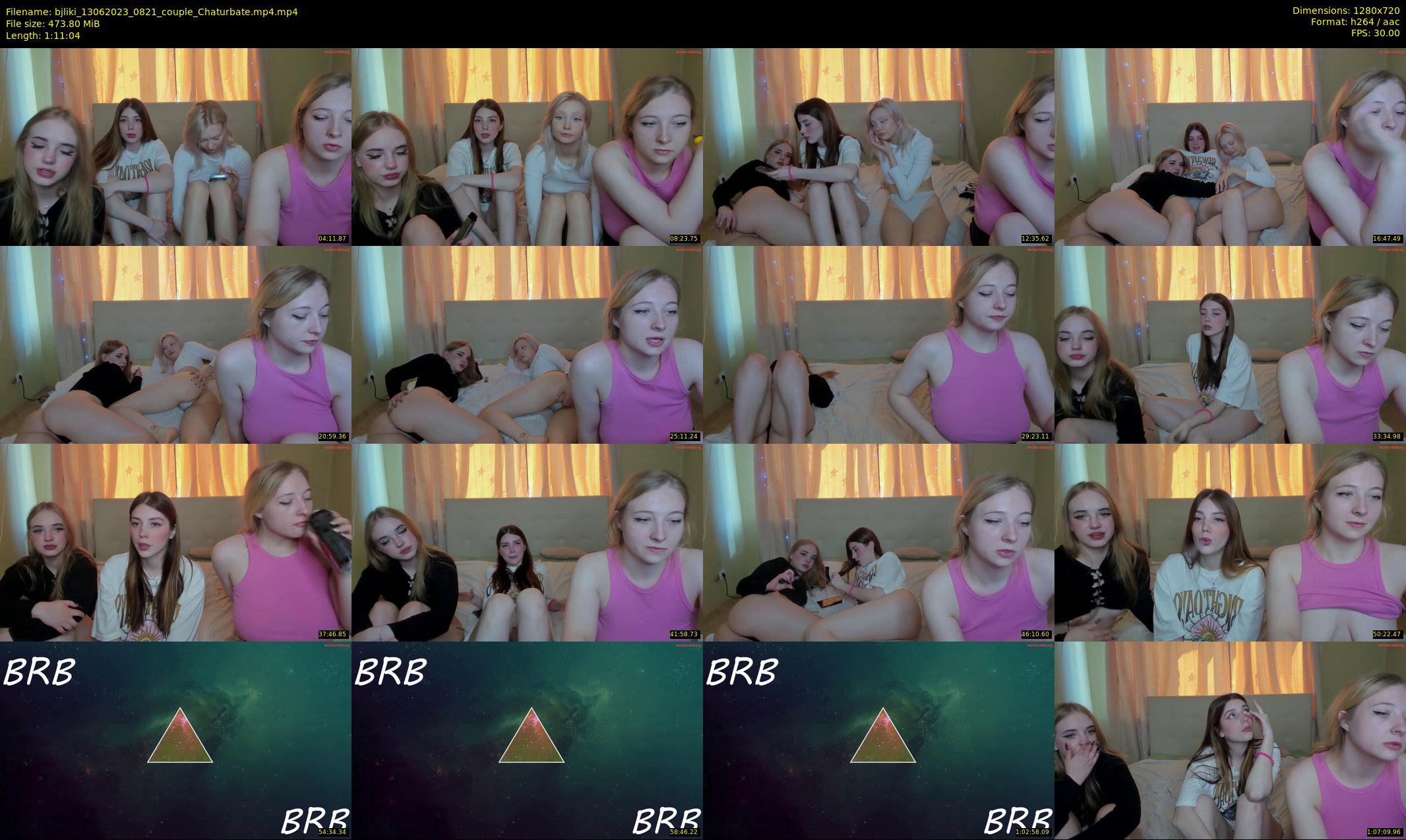 bjliki — 72 minute Chaturbate couple cam show recording, 720p, Jun 13, 2023