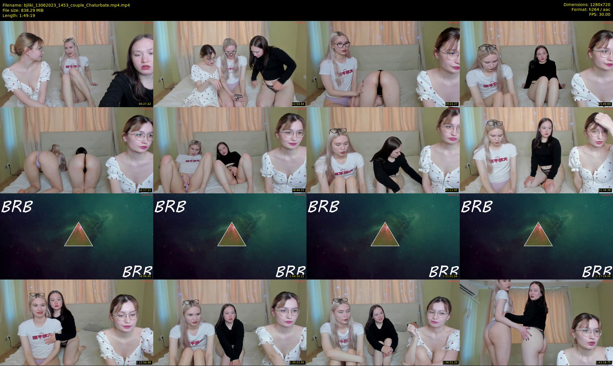 bjliki — 110 minute Chaturbate couple cam show recording, 720p, Jun 13, 2023