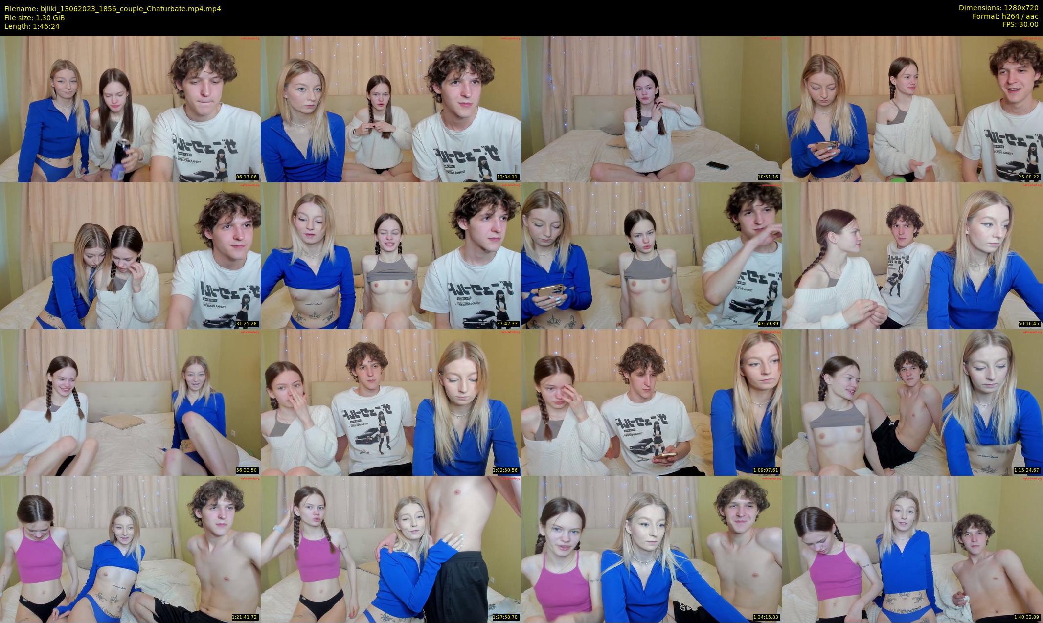 bjliki — 107 minute Chaturbate couple cam show recording, 720p, Jun 13, 2023