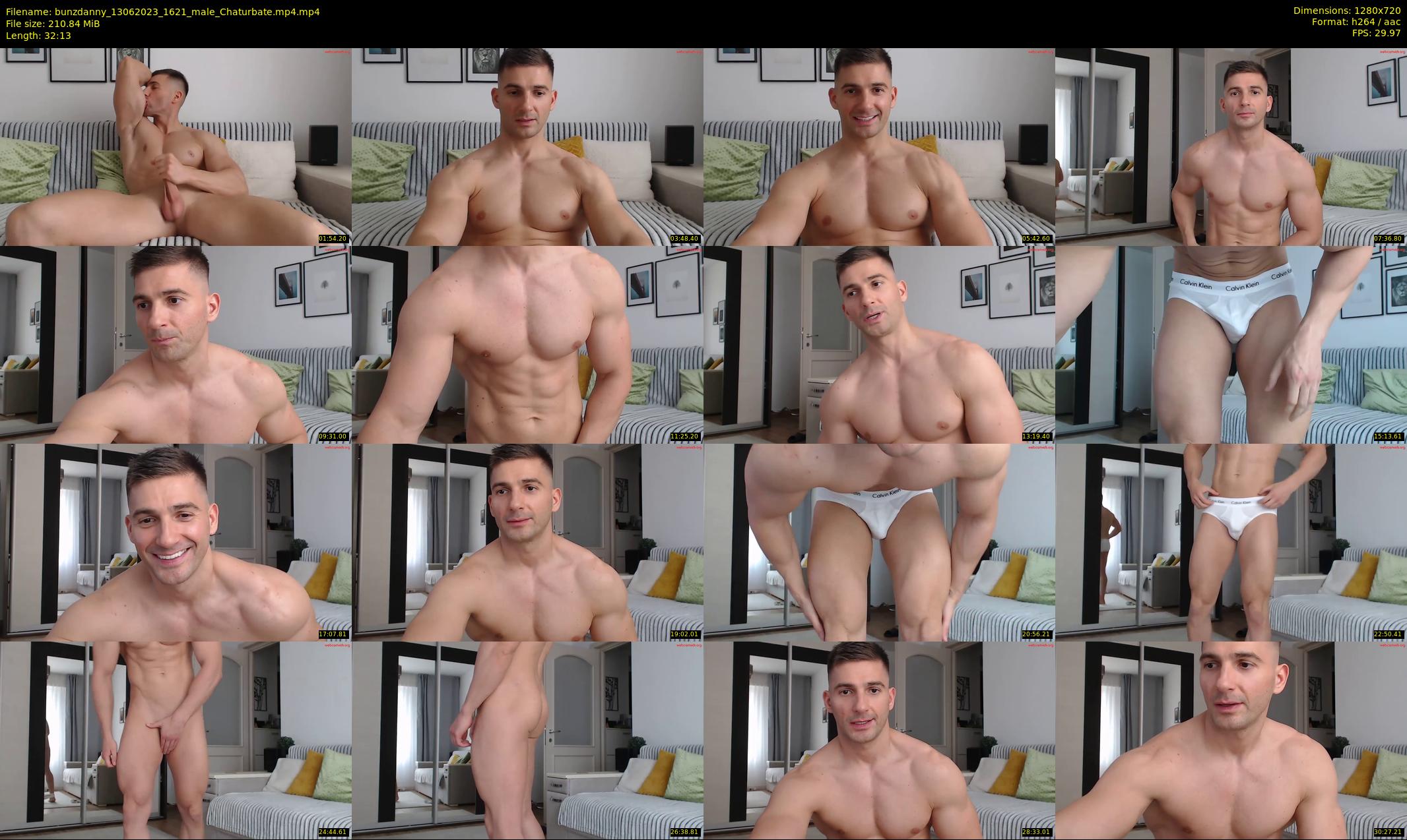 bunzdanny — 33 minute Chaturbate male cam show recording, 720p, Jun 13, 2023