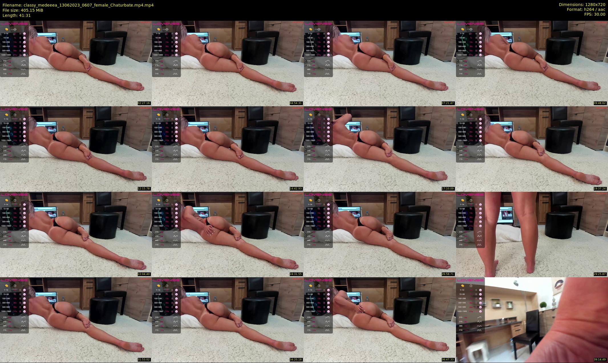 classy_medeeea — 42 minute Chaturbate female cam show recording, 720p, Jun 13, 2023