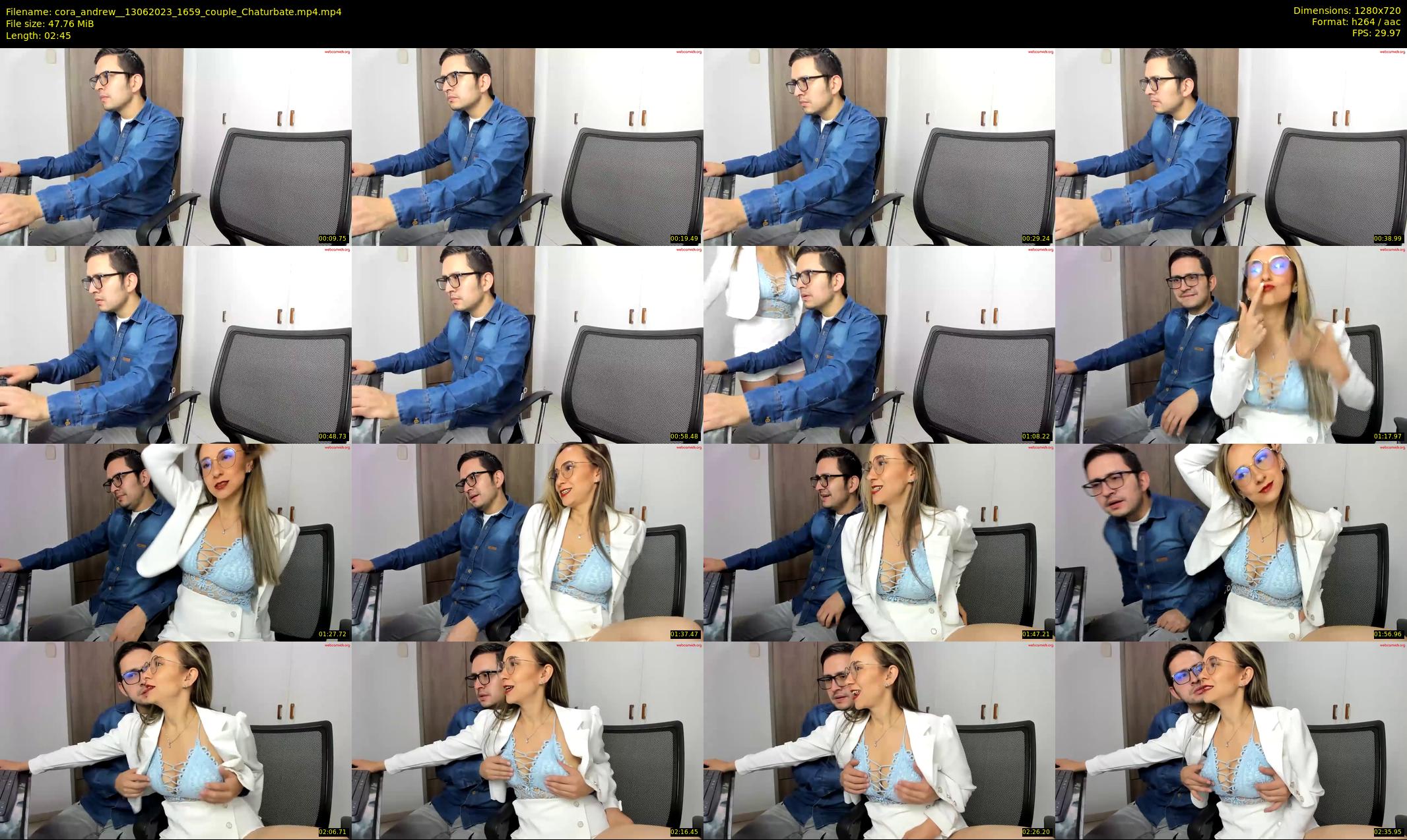 cora_andrew_ — 3 minute Chaturbate couple cam show recording, 720p, Jun 13, 2023