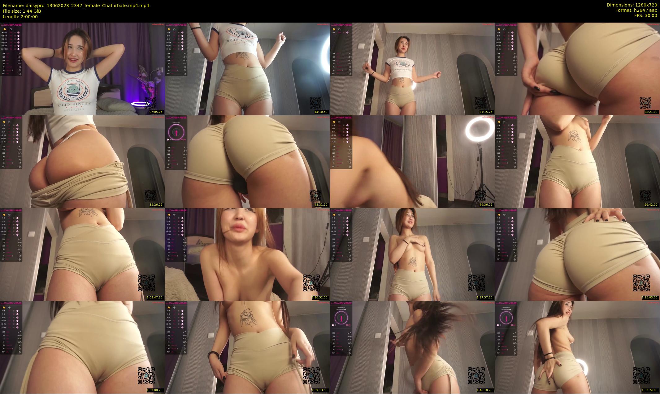daisypro — 120 minute Chaturbate couple cam show recording, 720p, Jun 13, 2023