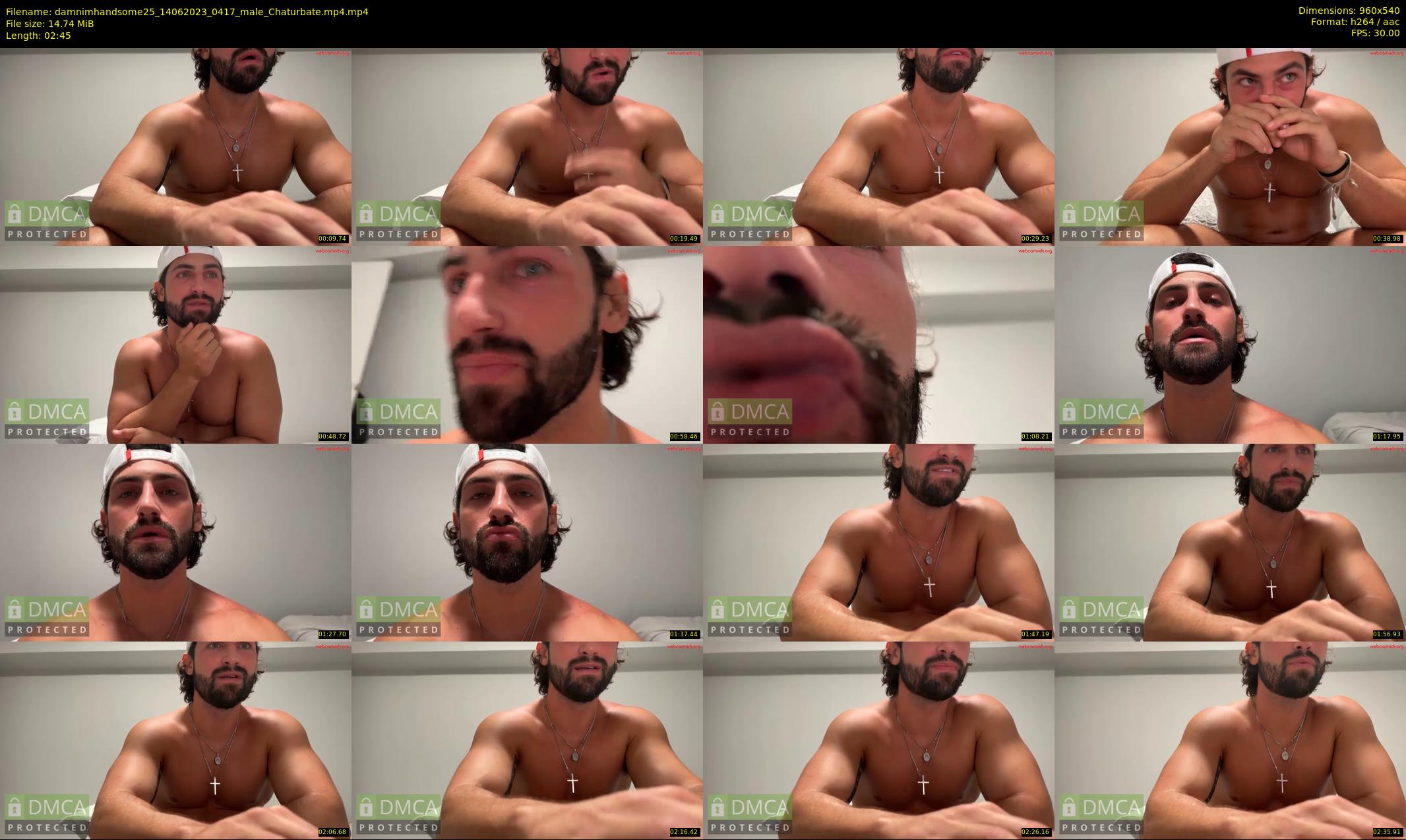 damnimhandsome25 — 3 minute Chaturbate male cam show recording, 480p, Jun 14, 2023