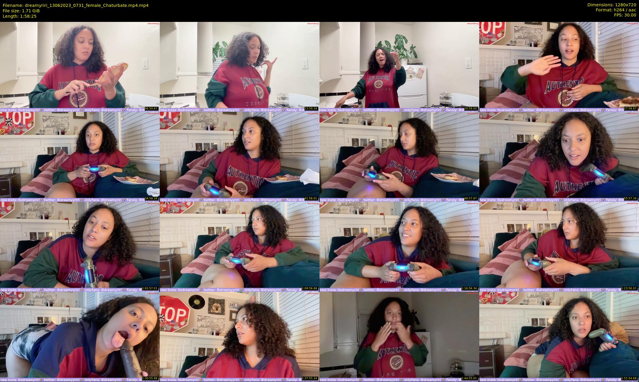 dreamyriri — 119 minute Chaturbate female cam show recording, 720p, Jun 13, 2023